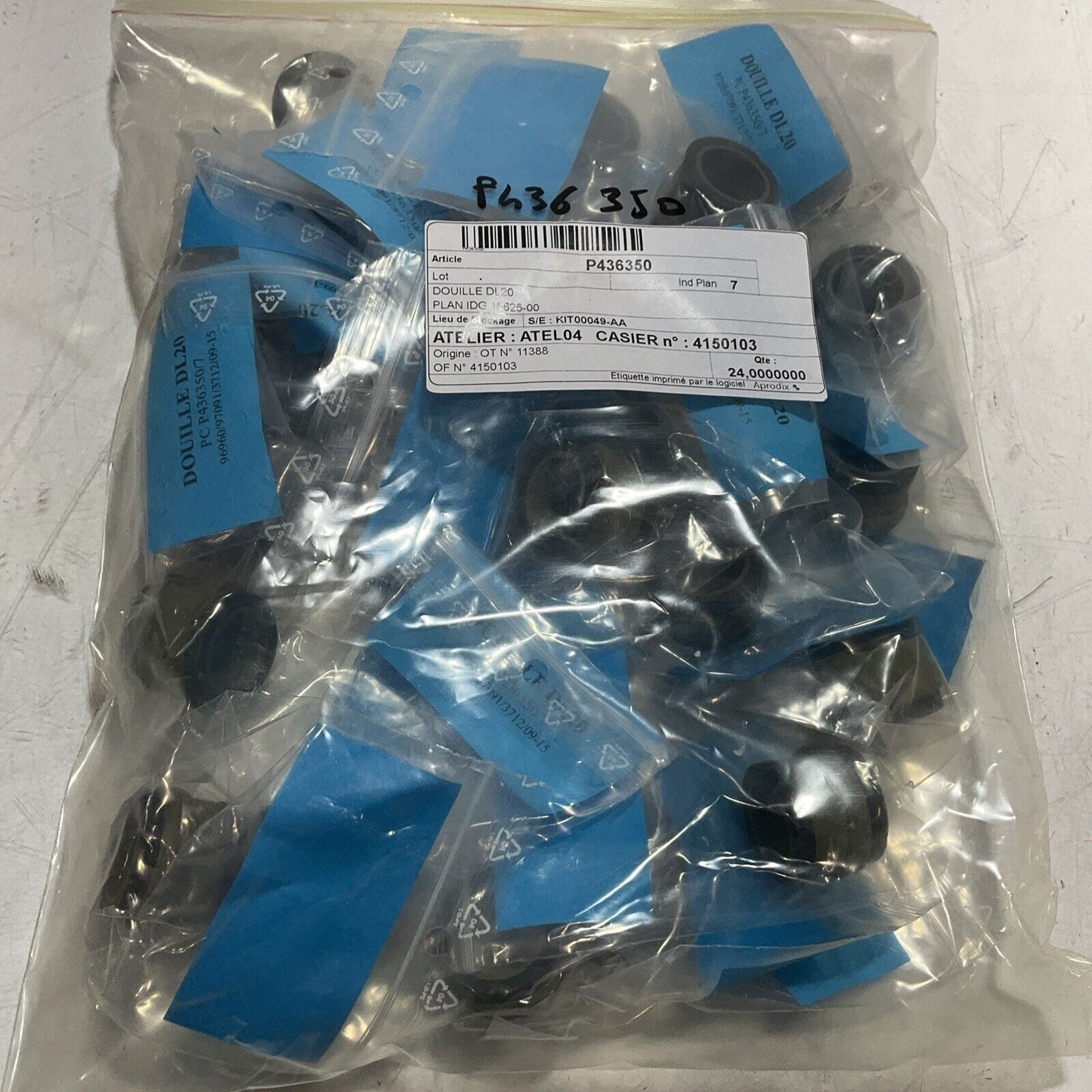 ARCIL KIT00049-AA KIT OF TIGHTNESS FOR STERILE COVER FILLER  PSJD-24 PISTONS C2H