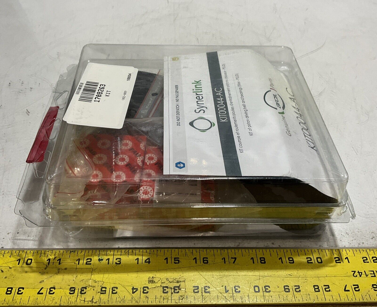 SYNERLINK  KIT00044-AC KIT  OF  PISTON DRIVING BELT  AND BEARING FILlER-PSJD C2H