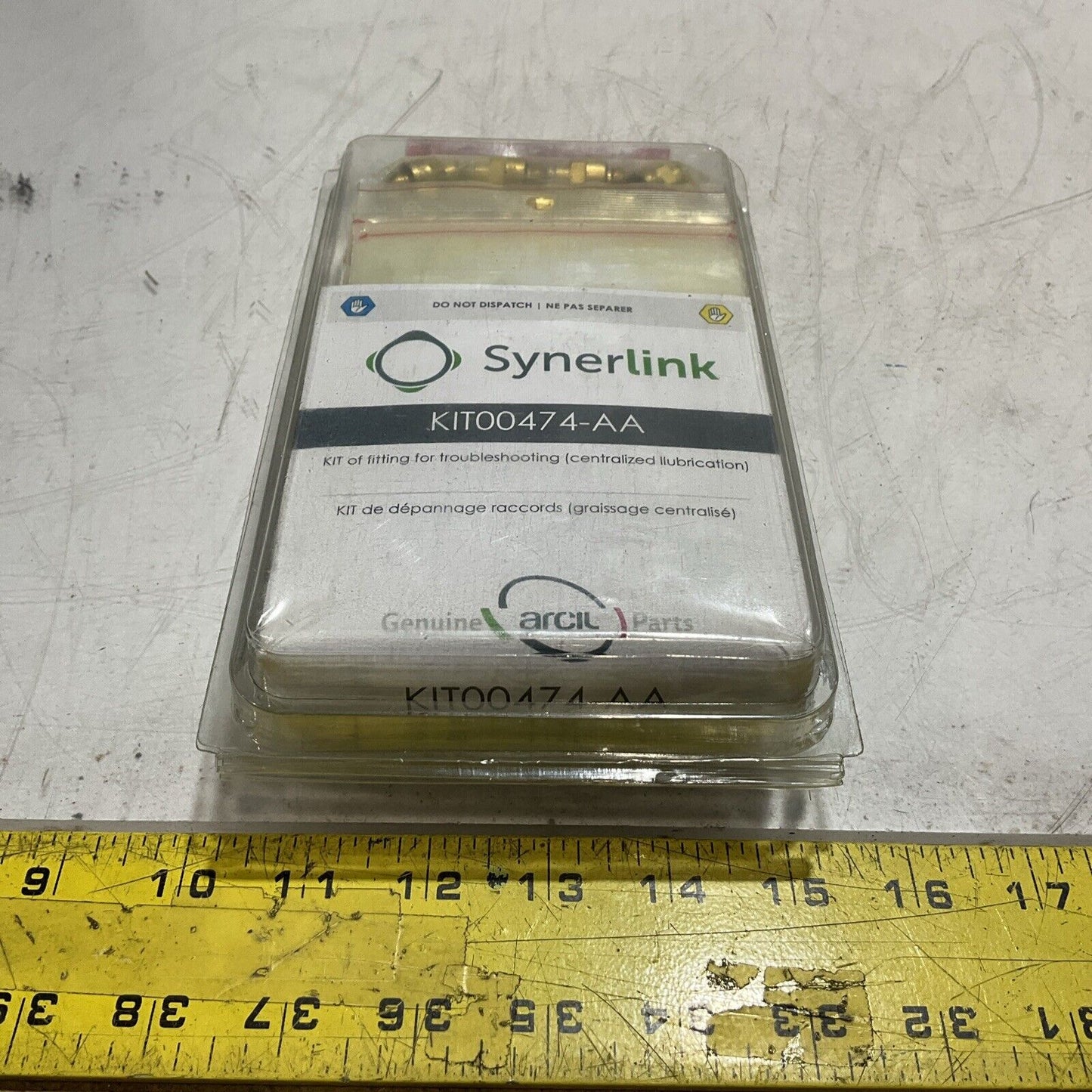 SYNERLINK   KIT00474-AA  KIT OF  FITTING  FOR TROUBLESHOOTING LOT OF 3 U3S