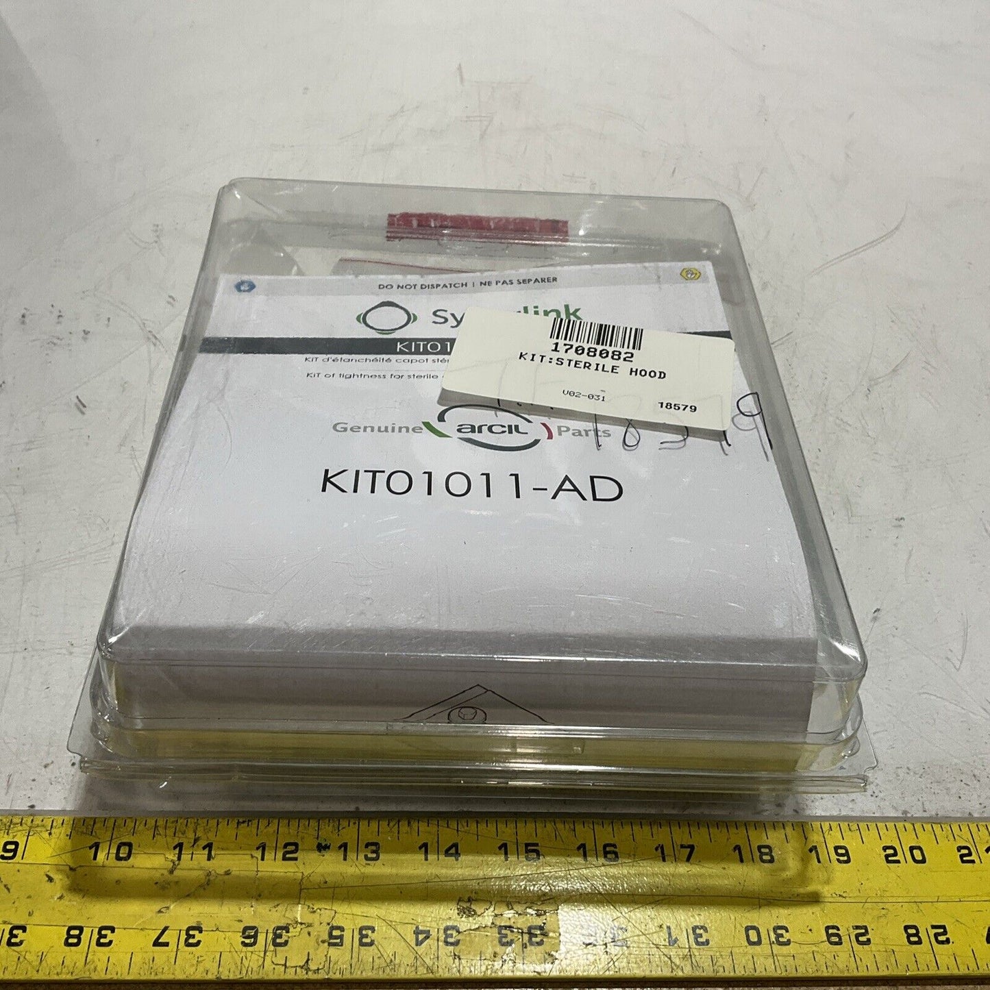 SYNERLINK  KIT01011-AD KIT OF TIGHTNESS FOR STERILE PSJD-12PISTONS  LOT OF 4 C2H