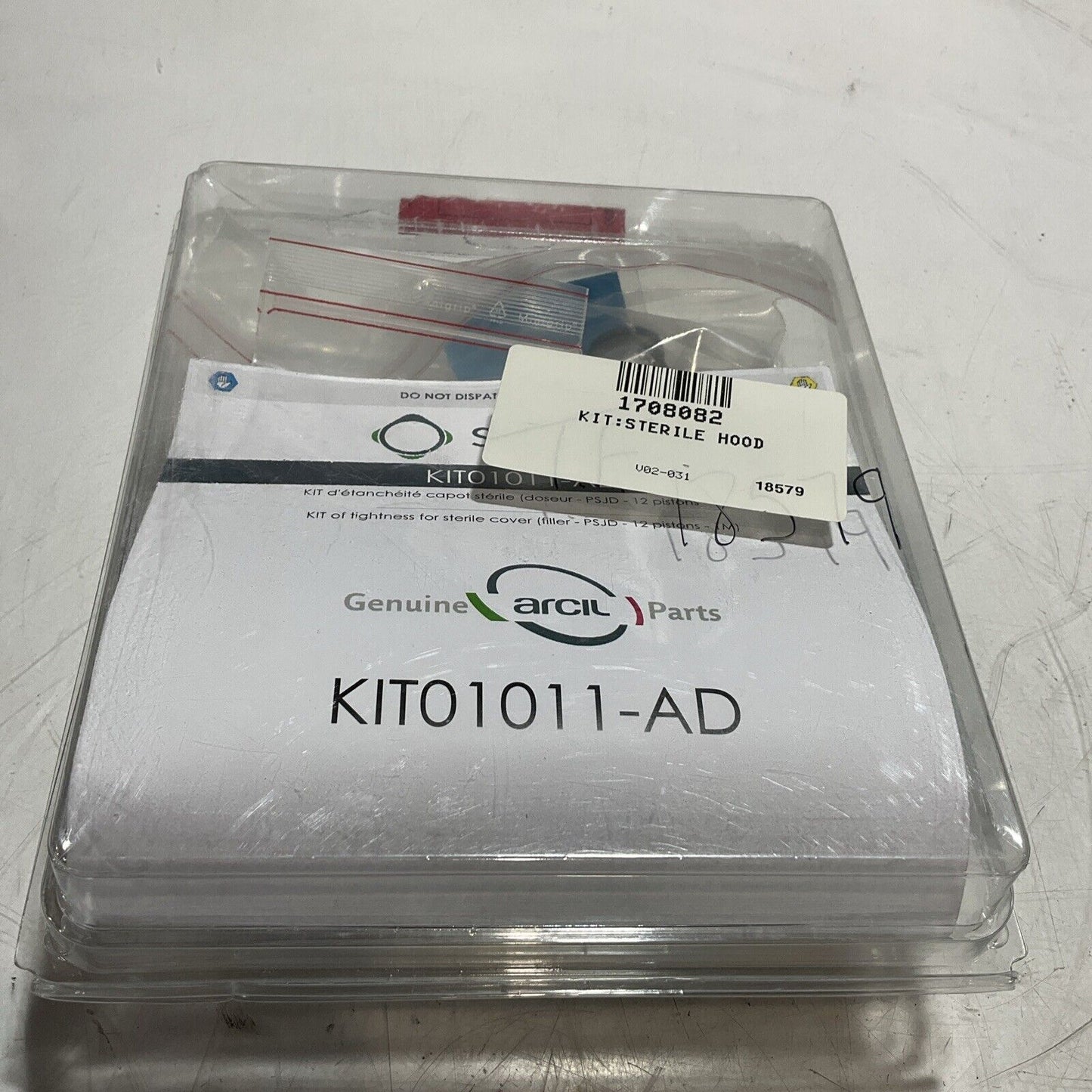 SYNERLINK  KIT01011-AD KIT OF TIGHTNESS FOR STERILE PSJD-12PISTONS  LOT OF 4 C2H