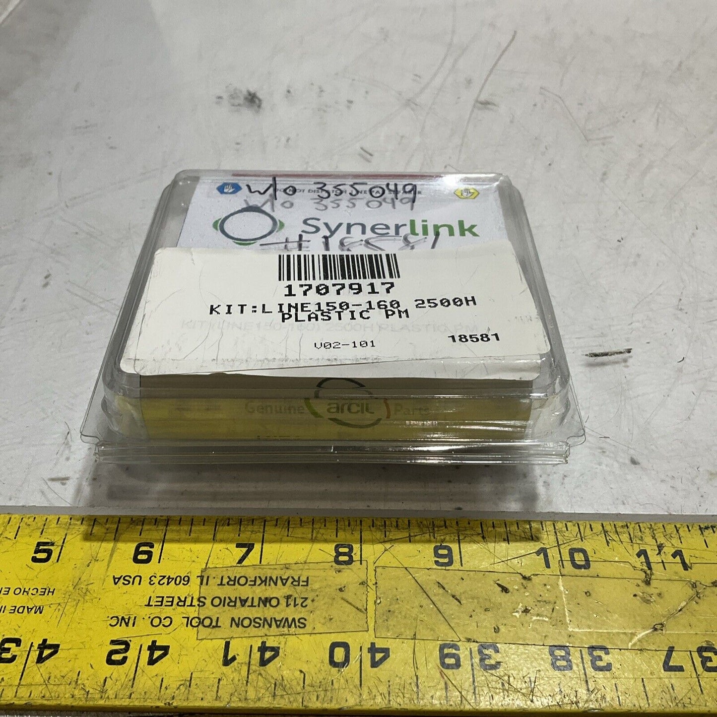 SYNERLINK  KIT00875-AA KIT OF GUIDING SEAL FOR PUNCH PLATE  COLUMNS LOT OF  2