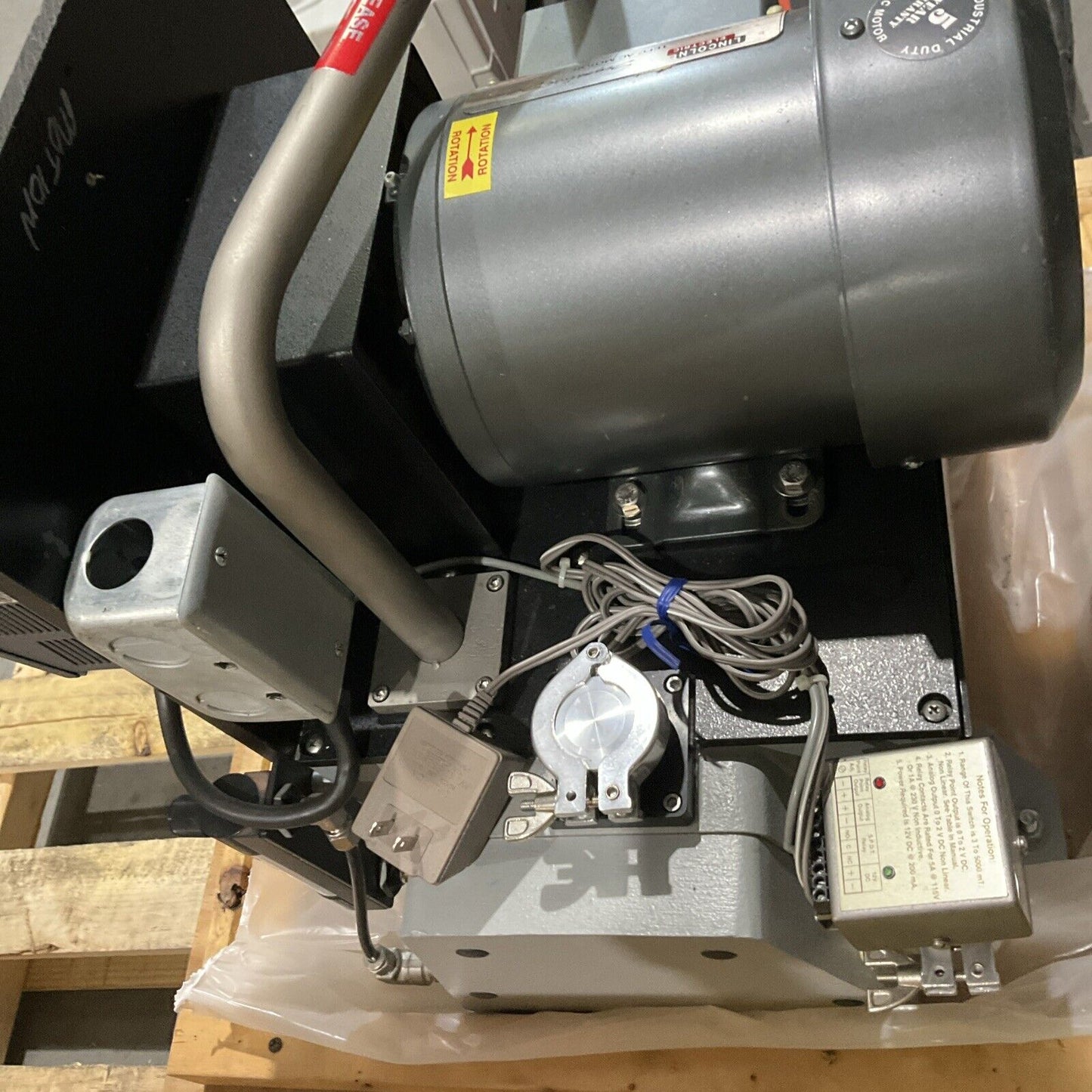 LINCOLN M1215B TF5342 VRC VACUUM PUMP SOFT START SPEED CONTROL RECIPROCATING U3S