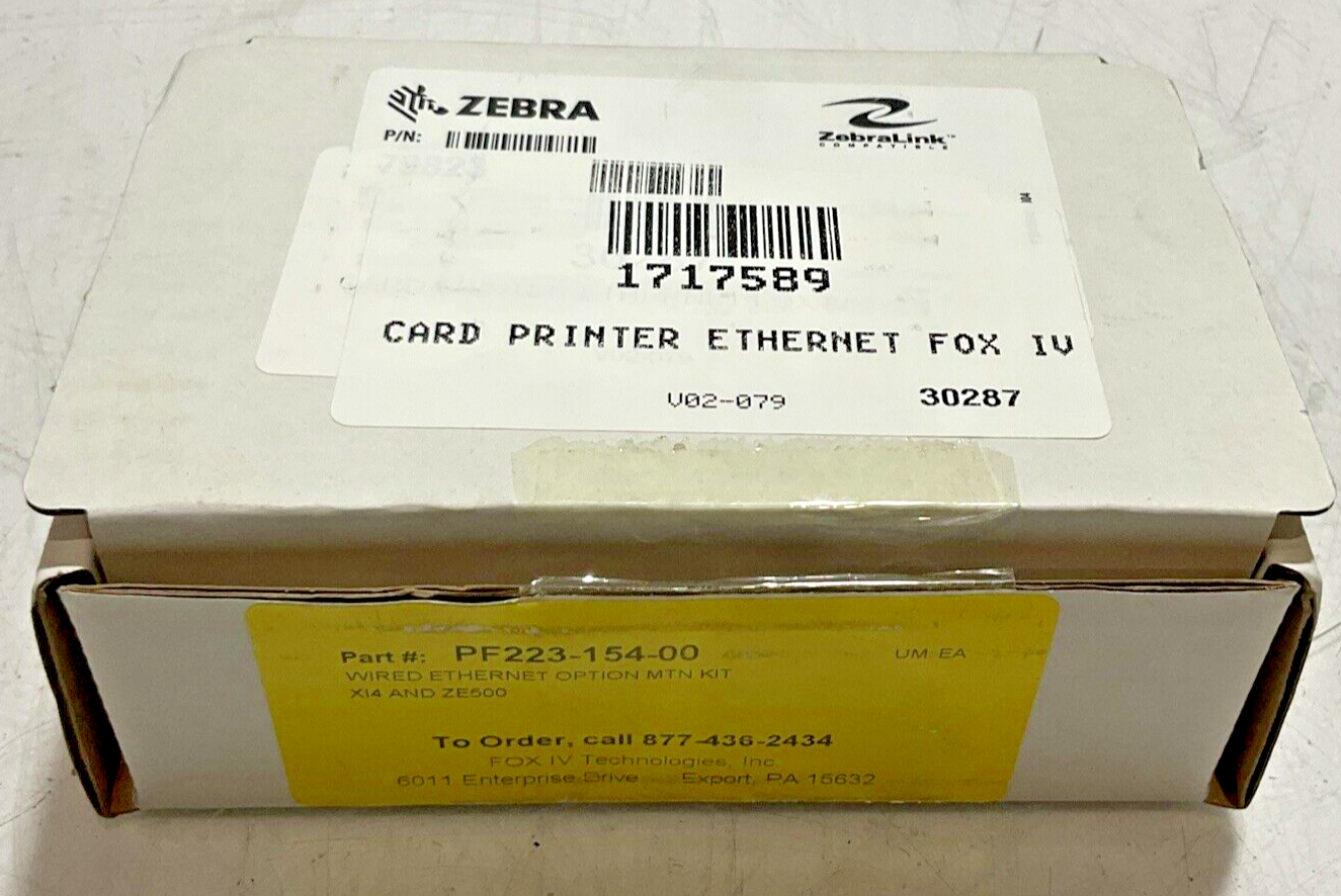 ZEBRA  PF233-154-00  CARD PRINTER  ETHERNET C2H