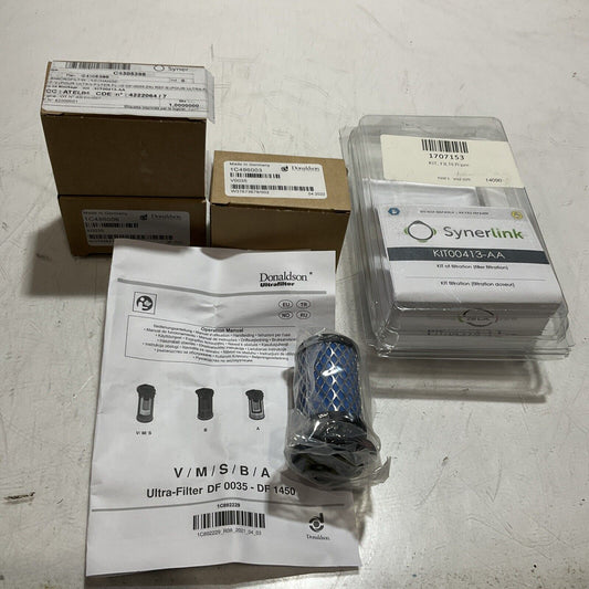 SYNERLINK  KIT00413-AA KIT OF FILTRATION FILLER FILTRATION LOT OF 3 C2H