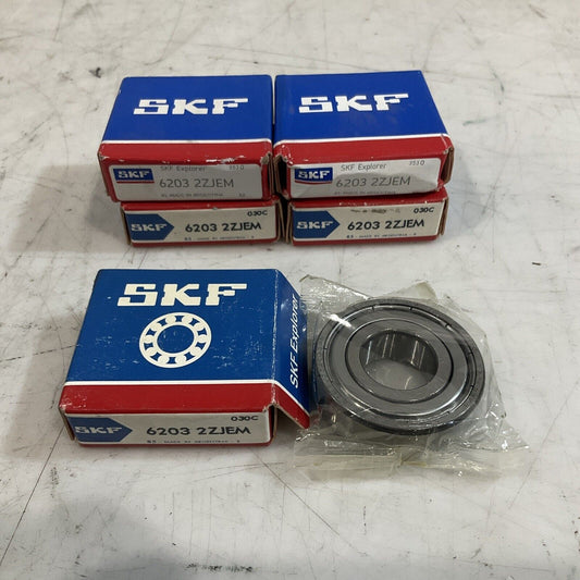 SKF 62032ZJEM DEEP GROOVE  BALL BEARINGS  LOT OF 5 U3S