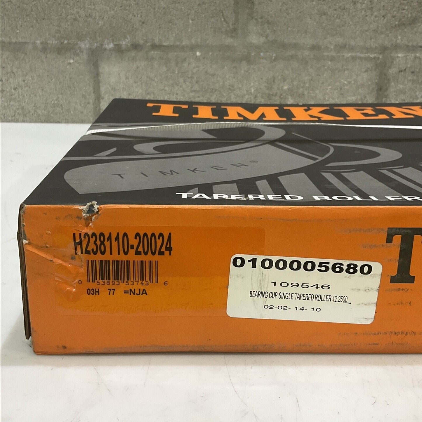 TIMKEN H238110-20024 SINGLE CUP TAPERED ROLLER BEARING 373