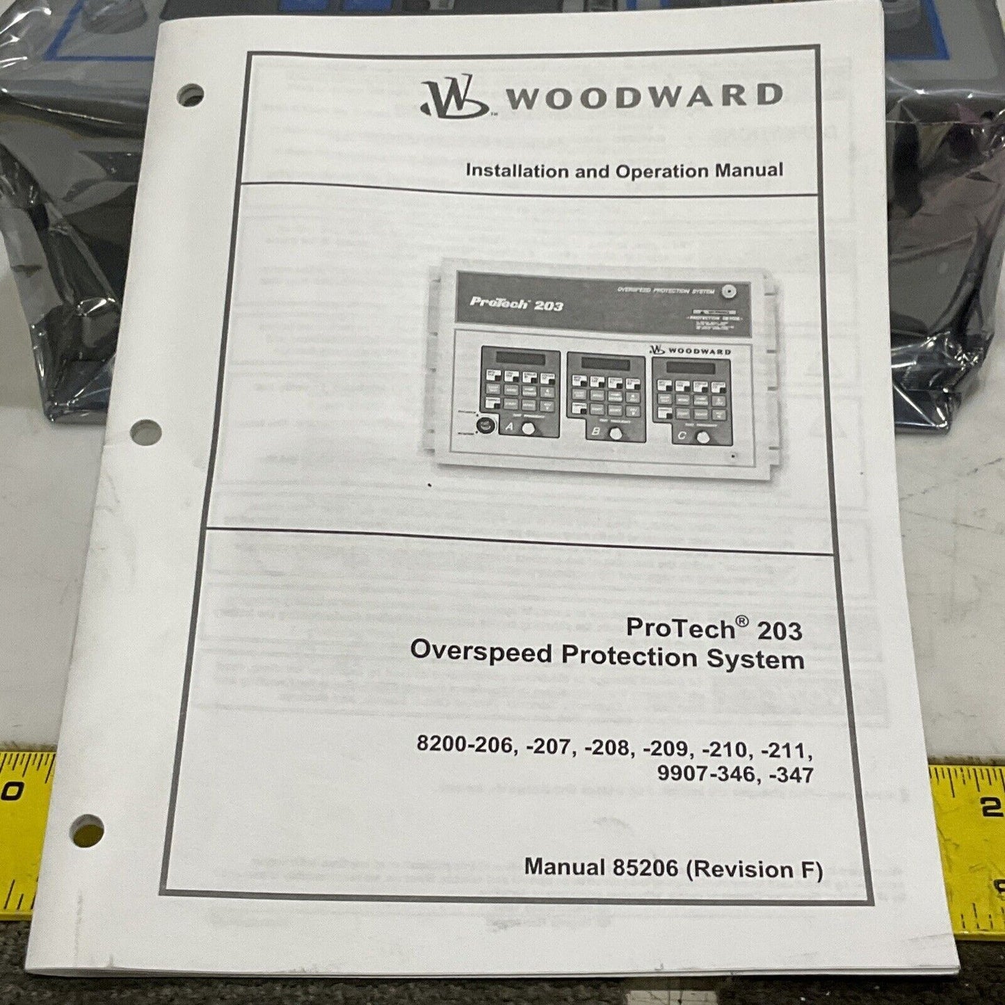 WOODWARD 8200-209 PROTECH 203 OVERSPEED PROTECTION SYSTEM 50/60HZ 150V 373