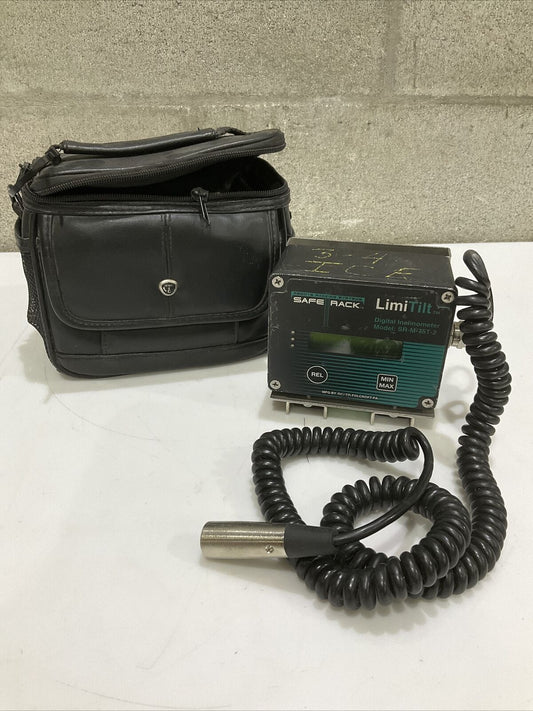 LIMITILT SR-M-75T-2 DIGTAL INCLINOMETER W TILT SWITCH SHORTING PLUG 24VDC 476