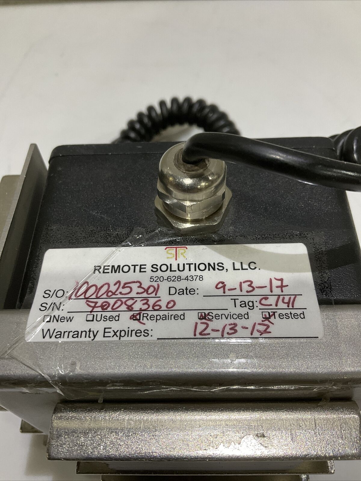 LIMITILT SR-M-75T-2 DIGTAL INCLINOMETER W TILT SWITCH SHORTING PLUG 24VDC 476