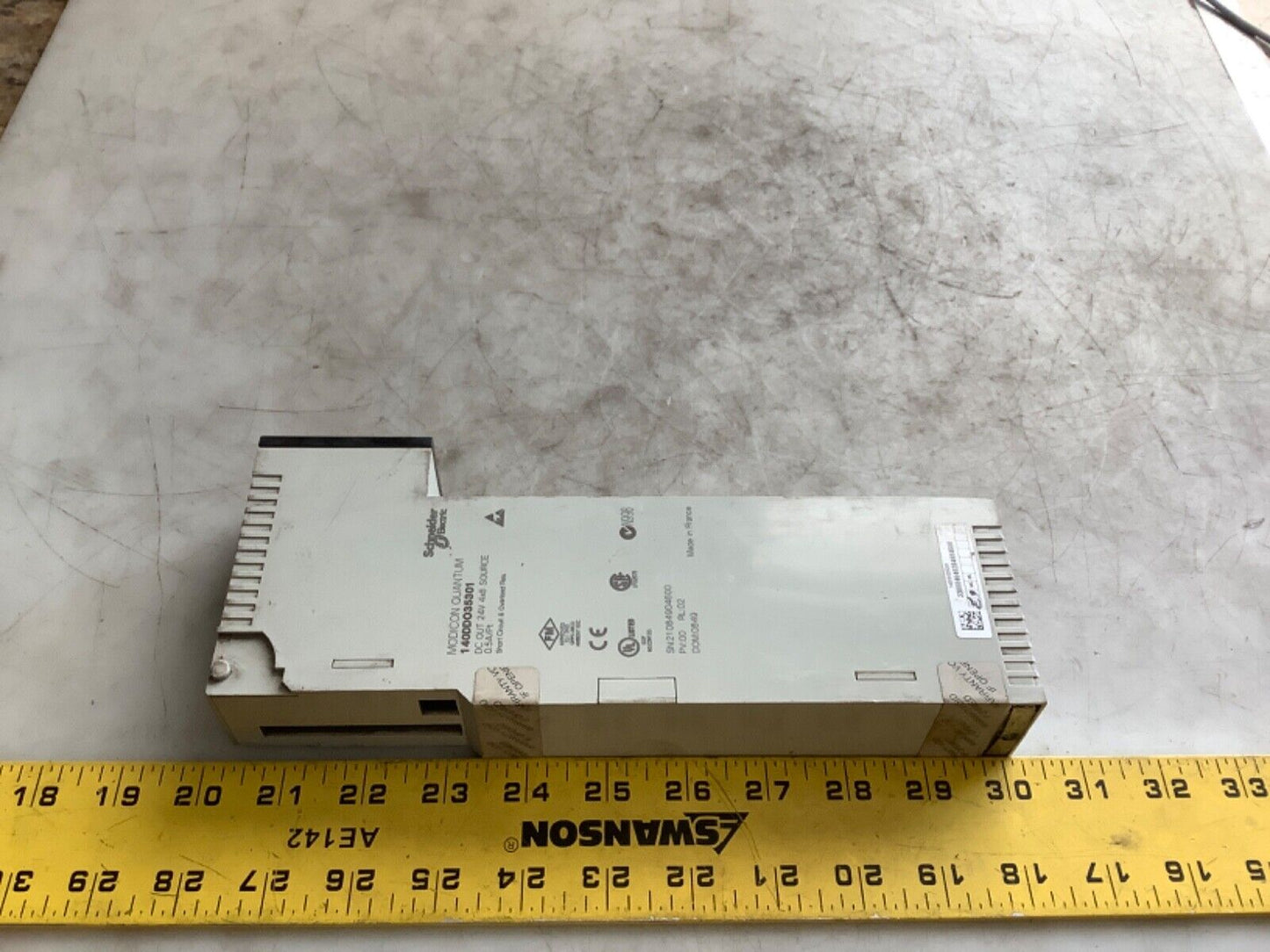 SCHNEIDER 140DDO35301 DISCRETE OUTPUT MODULE 24VDC 0.5A 444