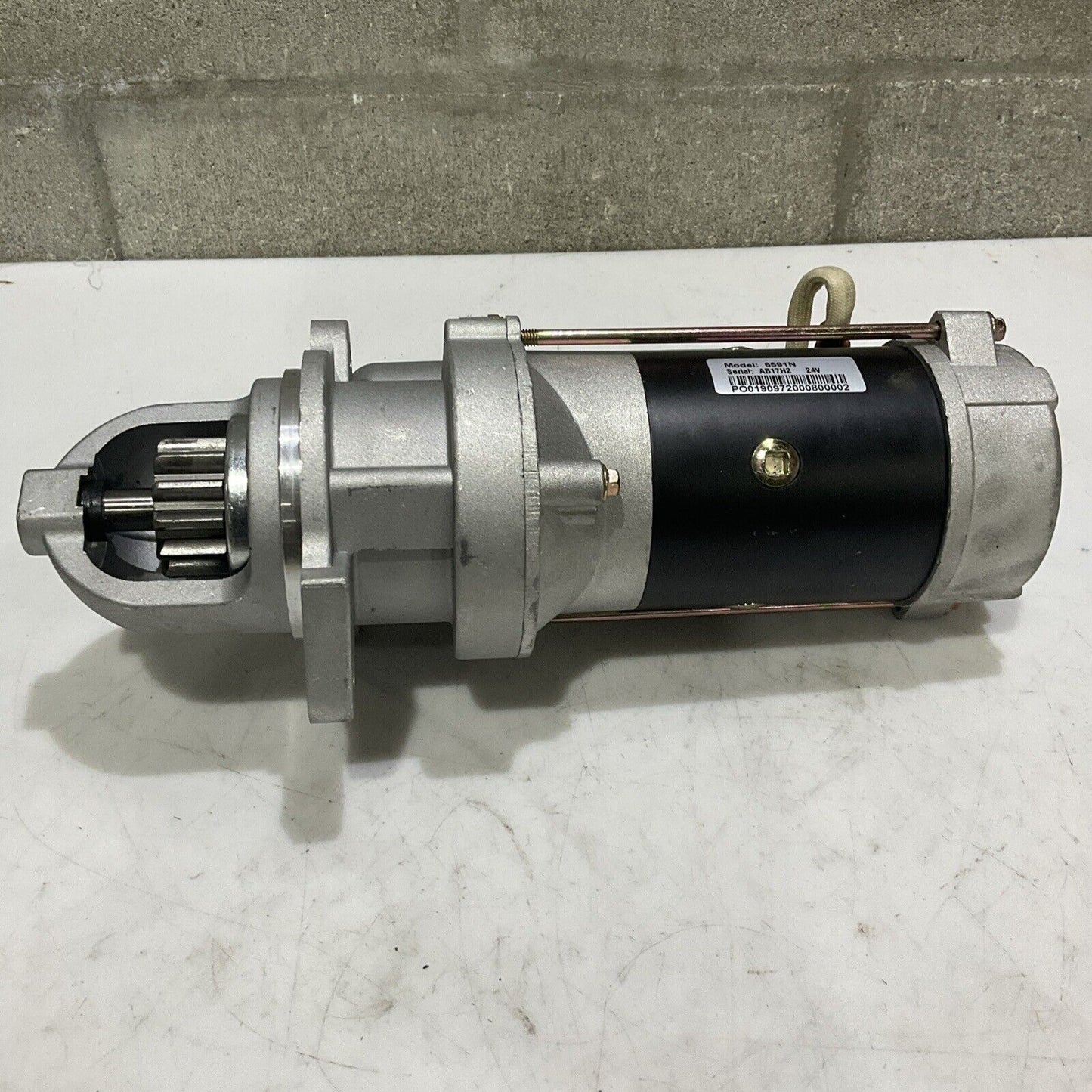 DELCO 6591N AB17H2 ELECTRIC STARTER 28MT 24V 12T AC LISTER PETTER U4M