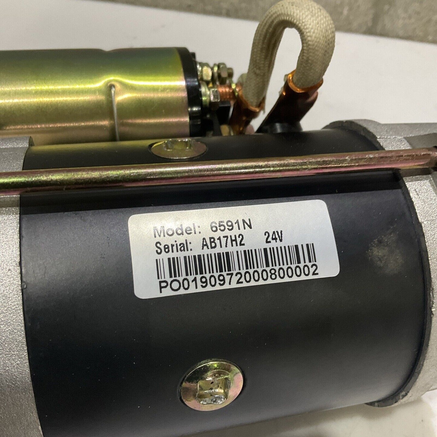 DELCO 6591N AB17H2 ELECTRIC STARTER 28MT 24V 12T AC LISTER PETTER U4M