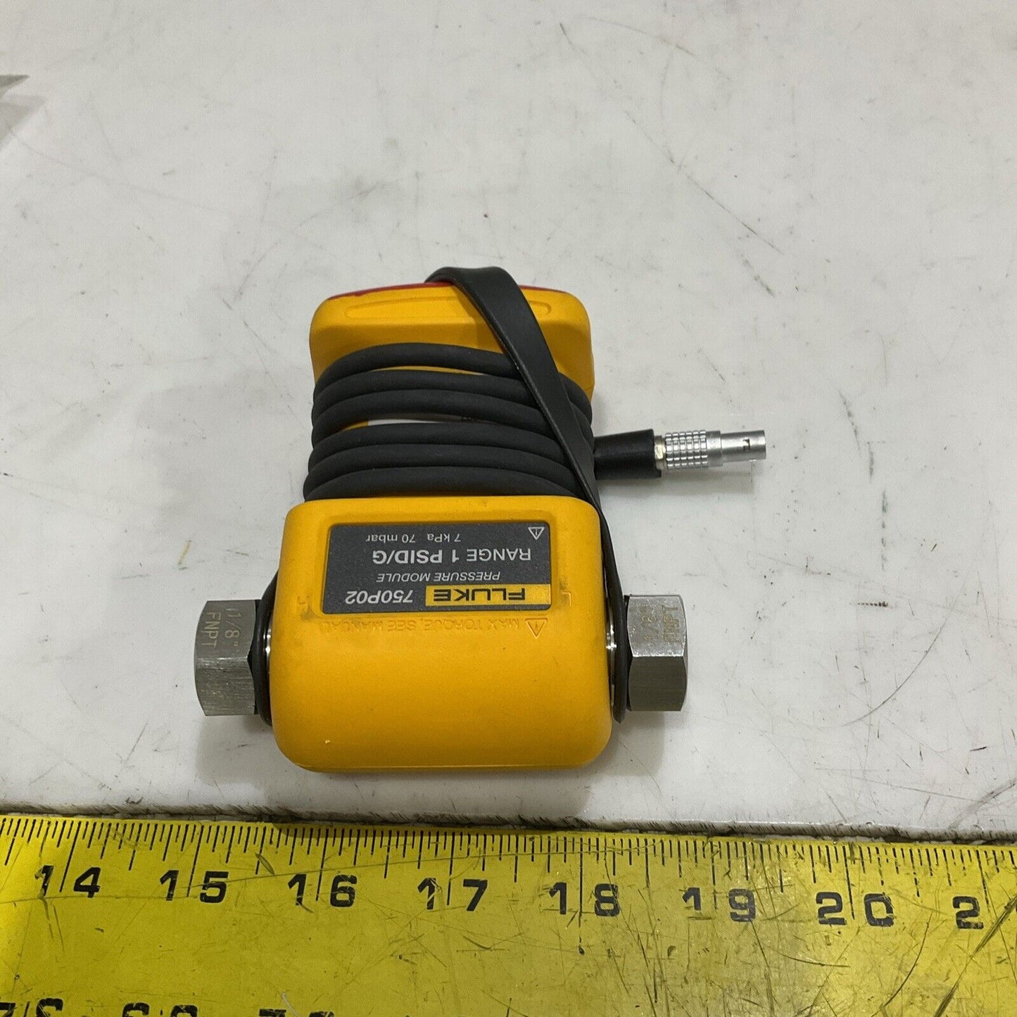 FLUKE 750P02 PRESSURE MODULE RANGE 1 PSID/G 7KPA 70 MBAR S8M