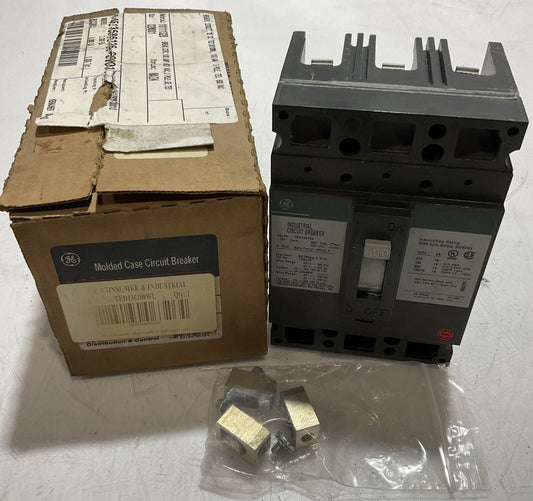 GE  TED136100WL 100A MOLDED  INDUSTRIAL CIRCUIT BREAKER  U3S