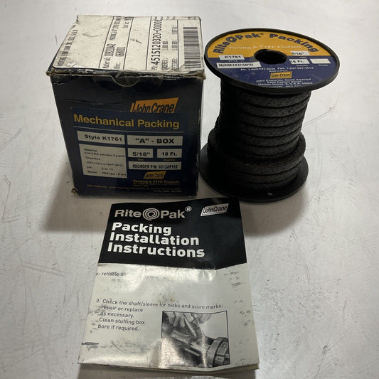 JOHNCRANE  K1761 MECHANICAL PACKAGING 5/16 18FT U3S