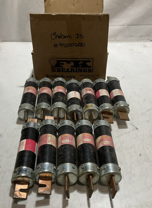 FUSETRON  FRS-R-150   DUAL-ELEMENT   TIME DELAY  FUSE  LOT OF 12