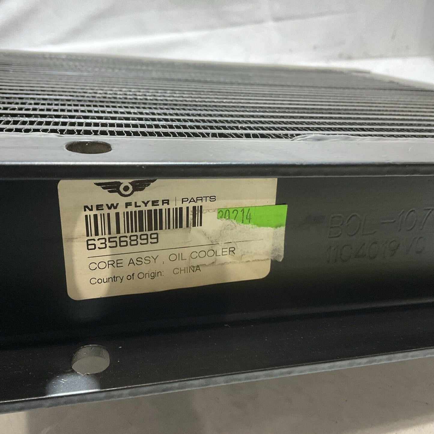 NEW FLYER  6356899  CORE ASSEMBLY OIL COOLERS FAN  C2H