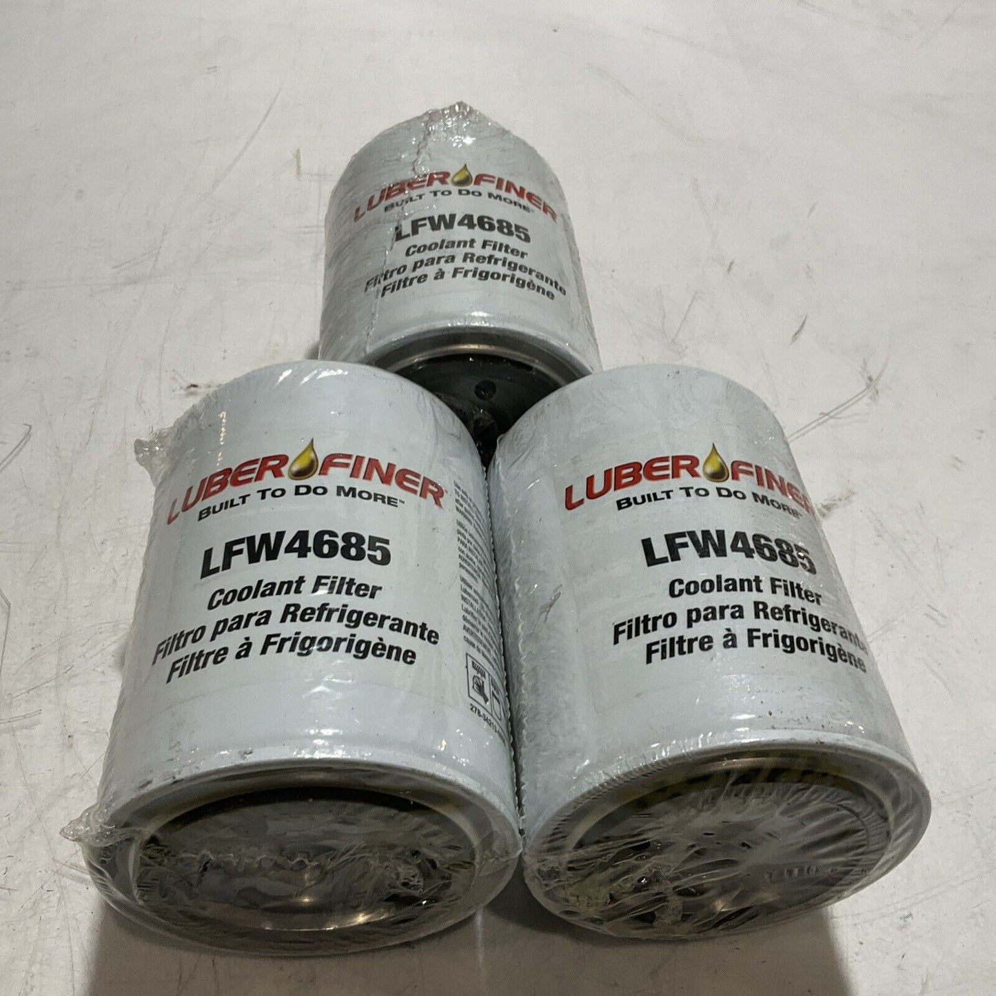 LUBER  FINER  LFW4685  ENGINE  COOLANT  FILTER  LOT OF 3 E3G