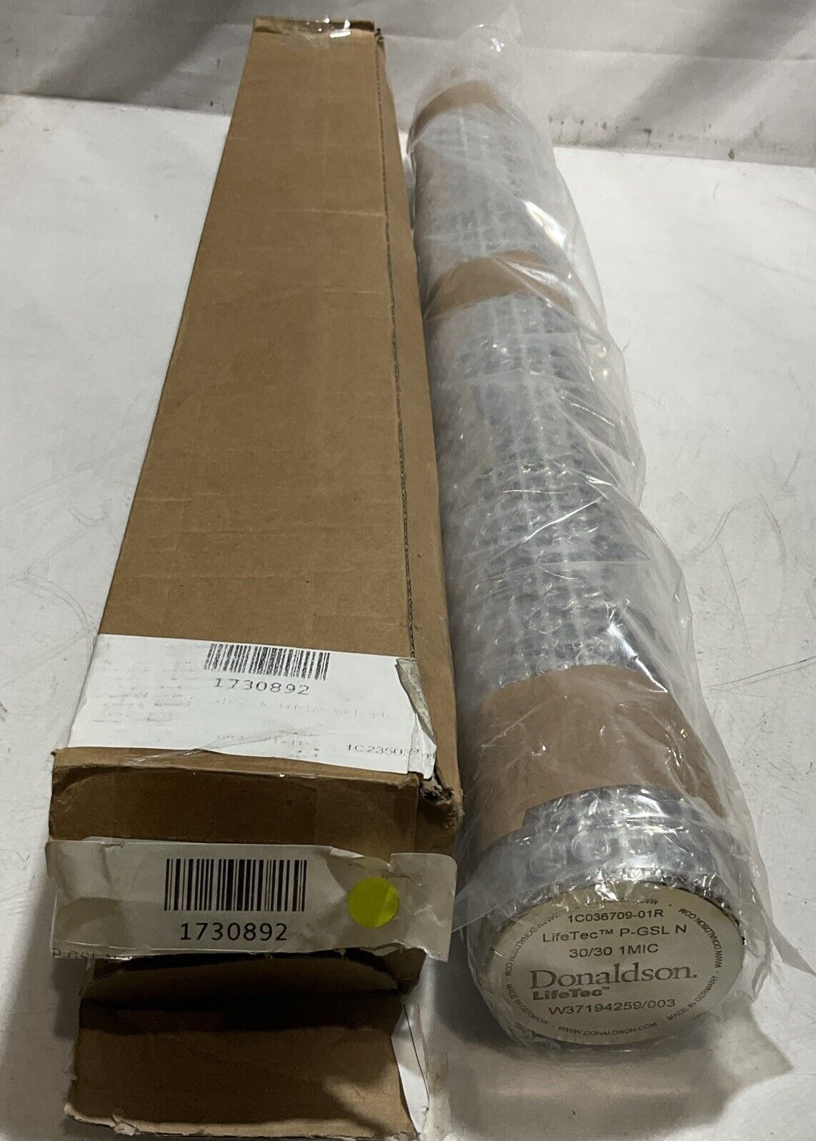 DONALDSON LIFETEC P-GSL N 30/30 1MIC HYDRAULIC FILTER  CARTRIDGE  E3G