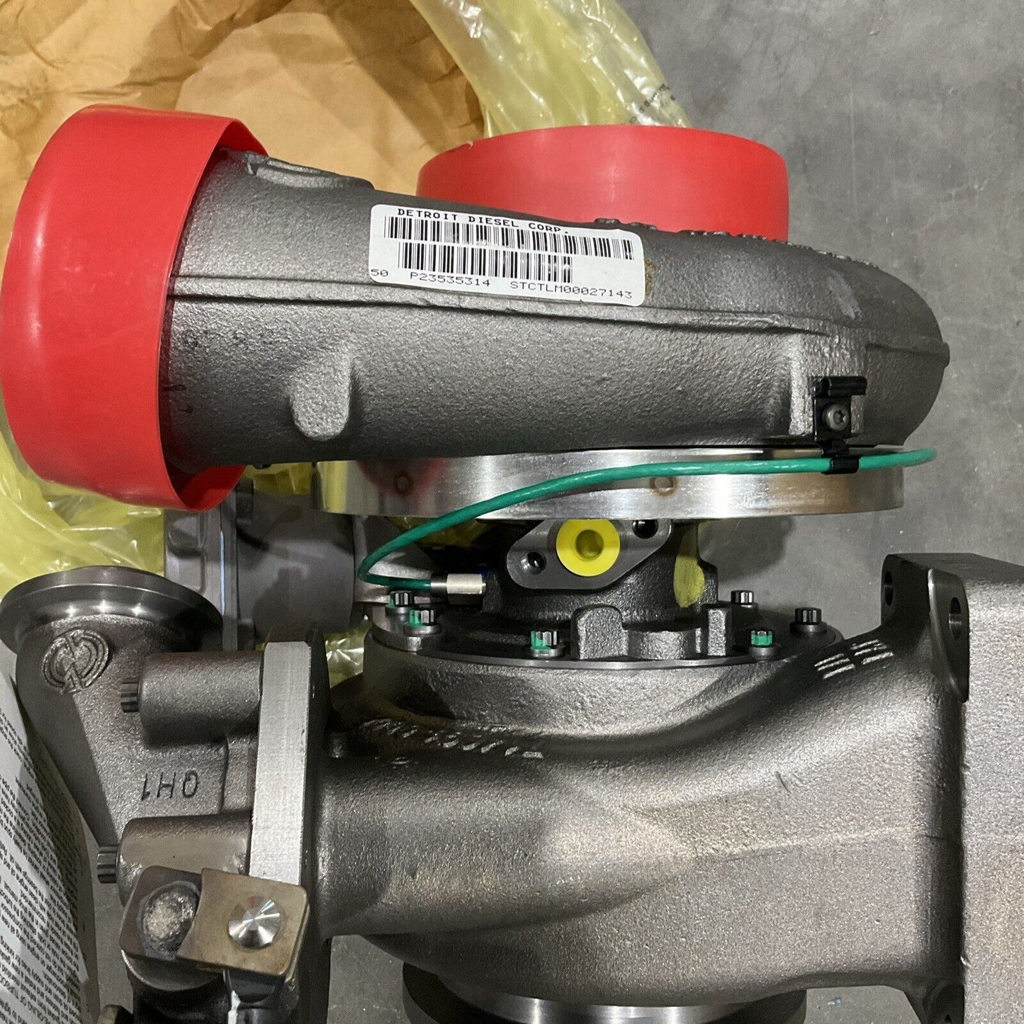 GARRETT  23535314 TURBOCHARGER  DETROIT DIESEL E3G
