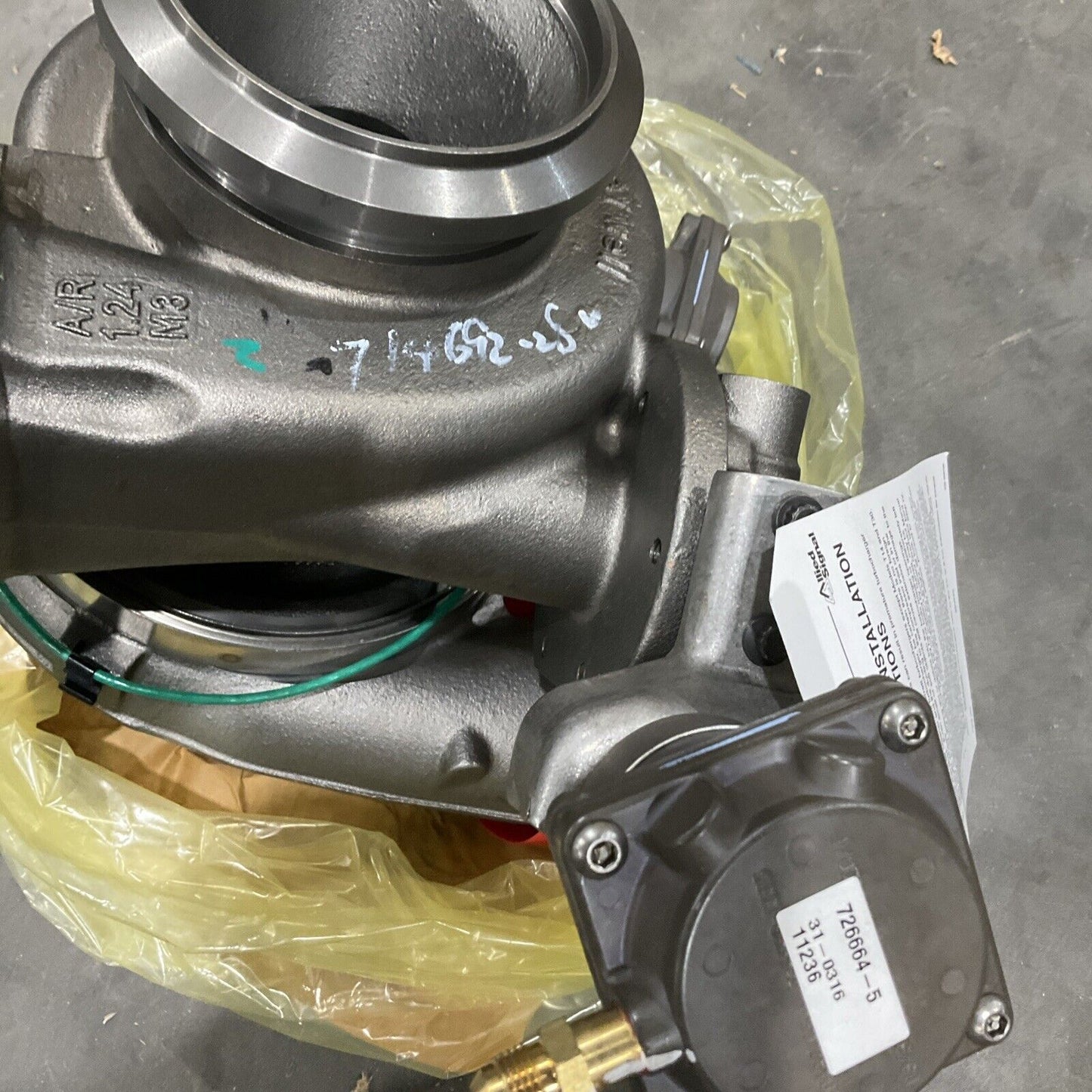 GARRETT  23535314 TURBOCHARGER  DETROIT DIESEL E3G