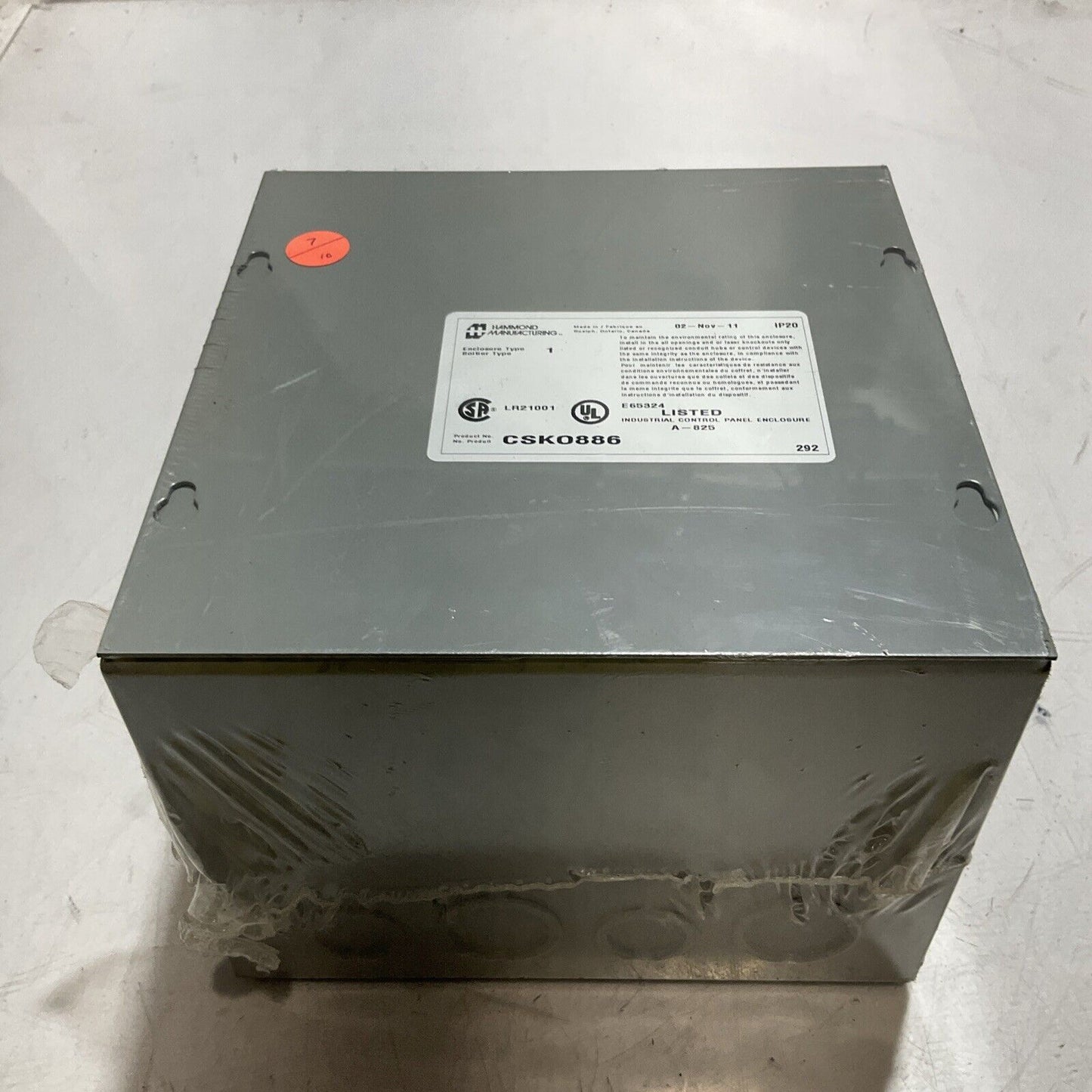 HAMMOND CSK0886  ENCLOSURE TYPE 1 U3S