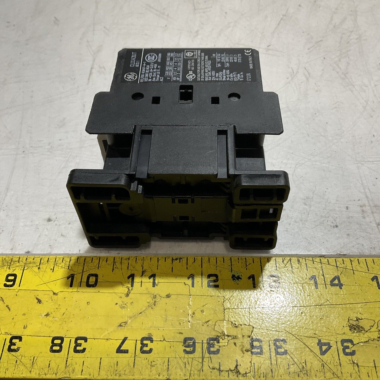 GE  CL00A310TJ  CONTACTOR 4 POLE 25A 600V E3G