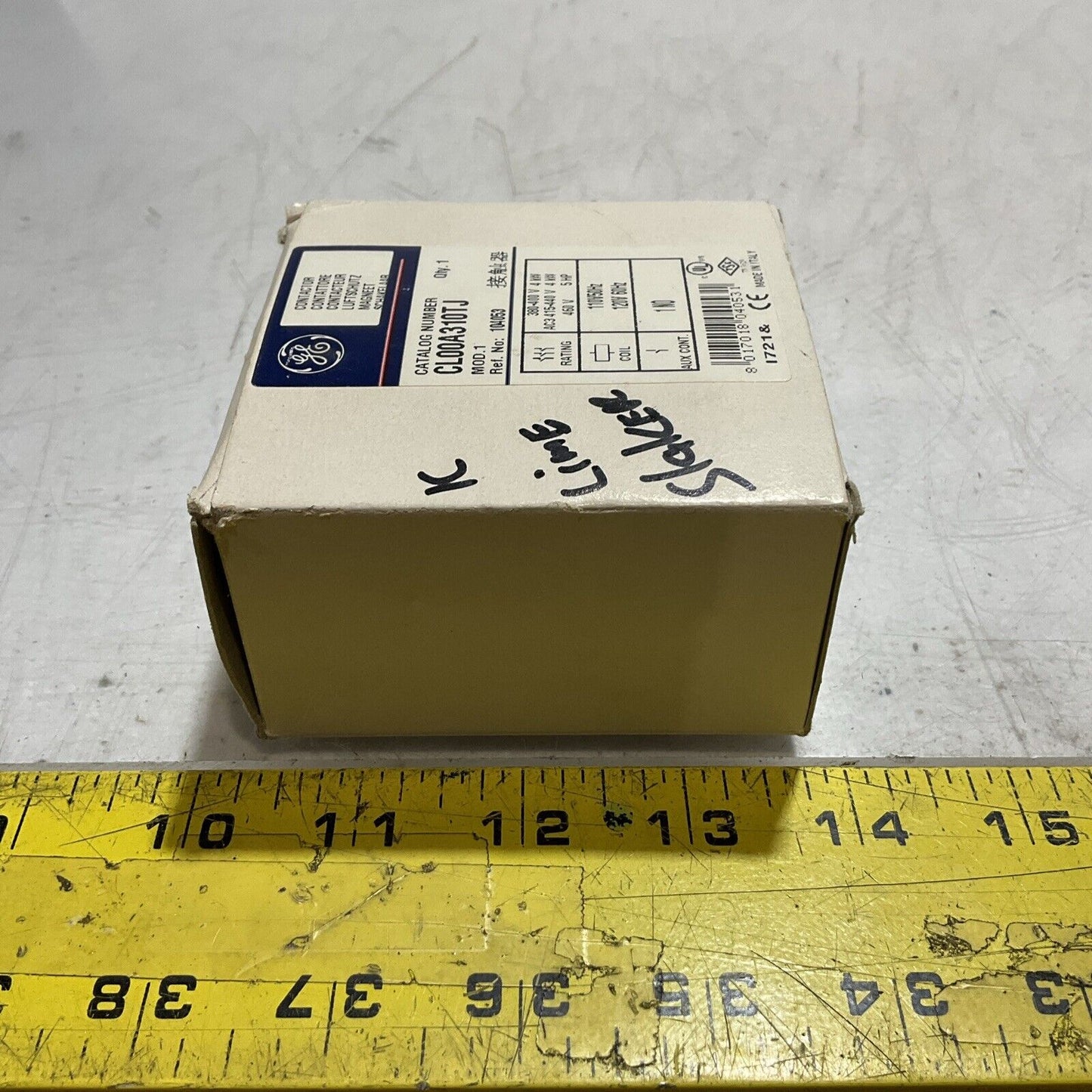 GE  CL00A310TJ  CONTACTOR 4 POLE 25A 600V E3G