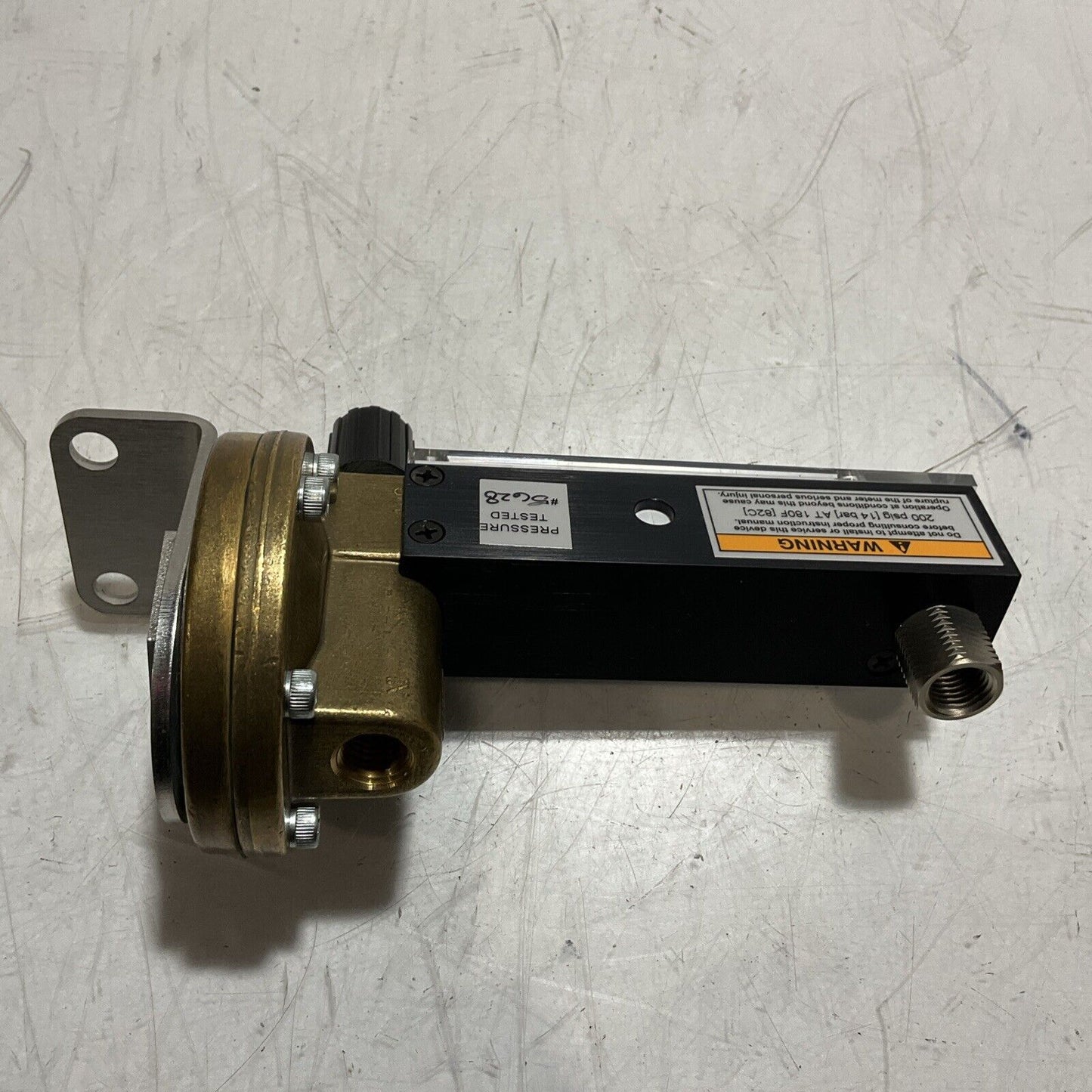 BROOKS INSTRUMENT 1350G BJ3BAJQ1AAA LOW FLOW GLASS AND PLASTIC TUBE (PURGEMETER)