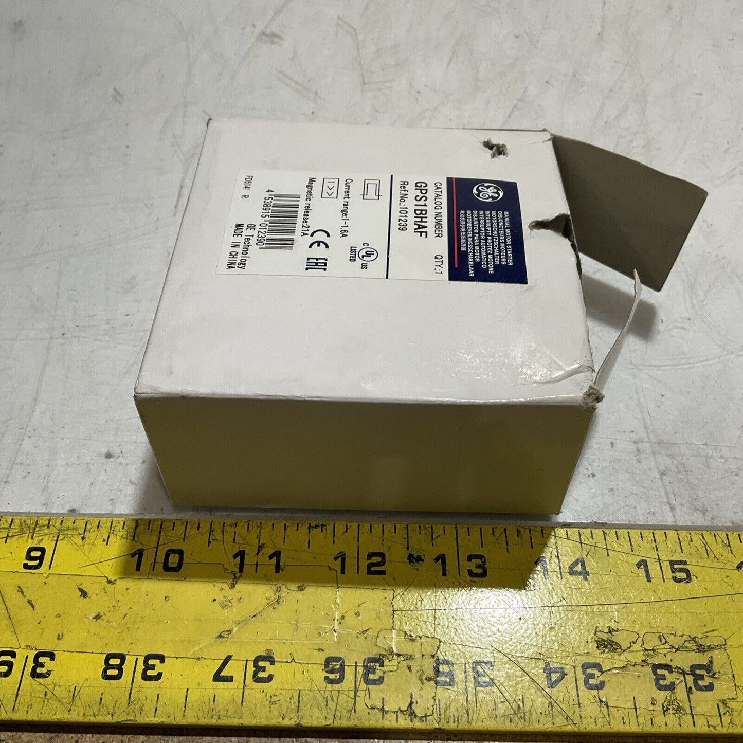 GE GPS1BHAF MANUAL MOTOR STARTER  LOT OF 2 E3G