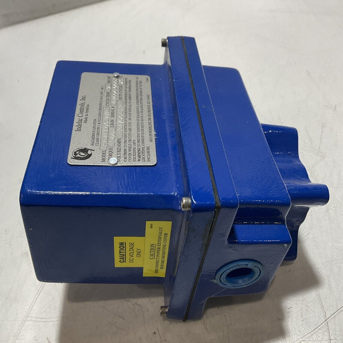 INDELAC CONTROLS  SR4EF05-9VP 24VDC ACTUATOR TURQUE 9SEC/90 CYCLE TIME  E3G
