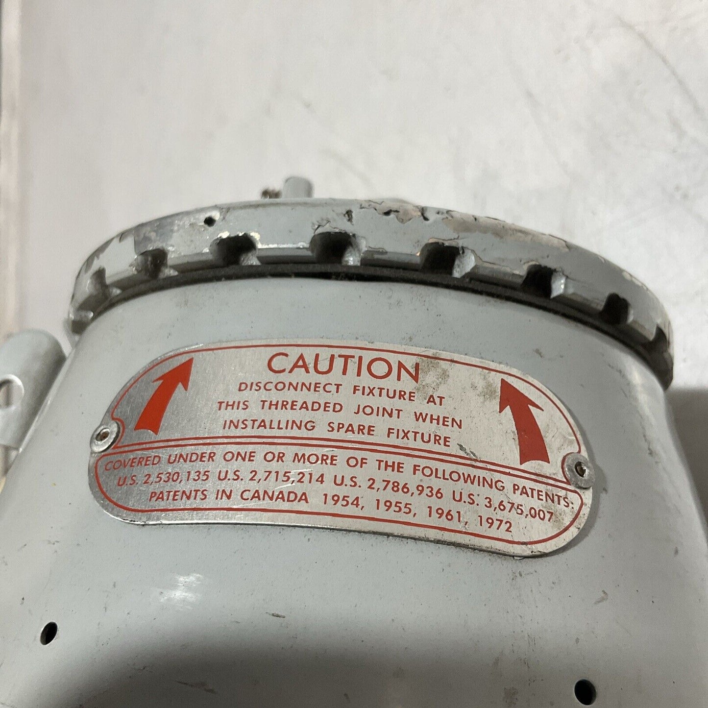 O-Z/GEDNEY  XE200   EGS ELECTRICAL LAMP HAZARDOUS LOCATION EXPLOSION PROOF  U3S