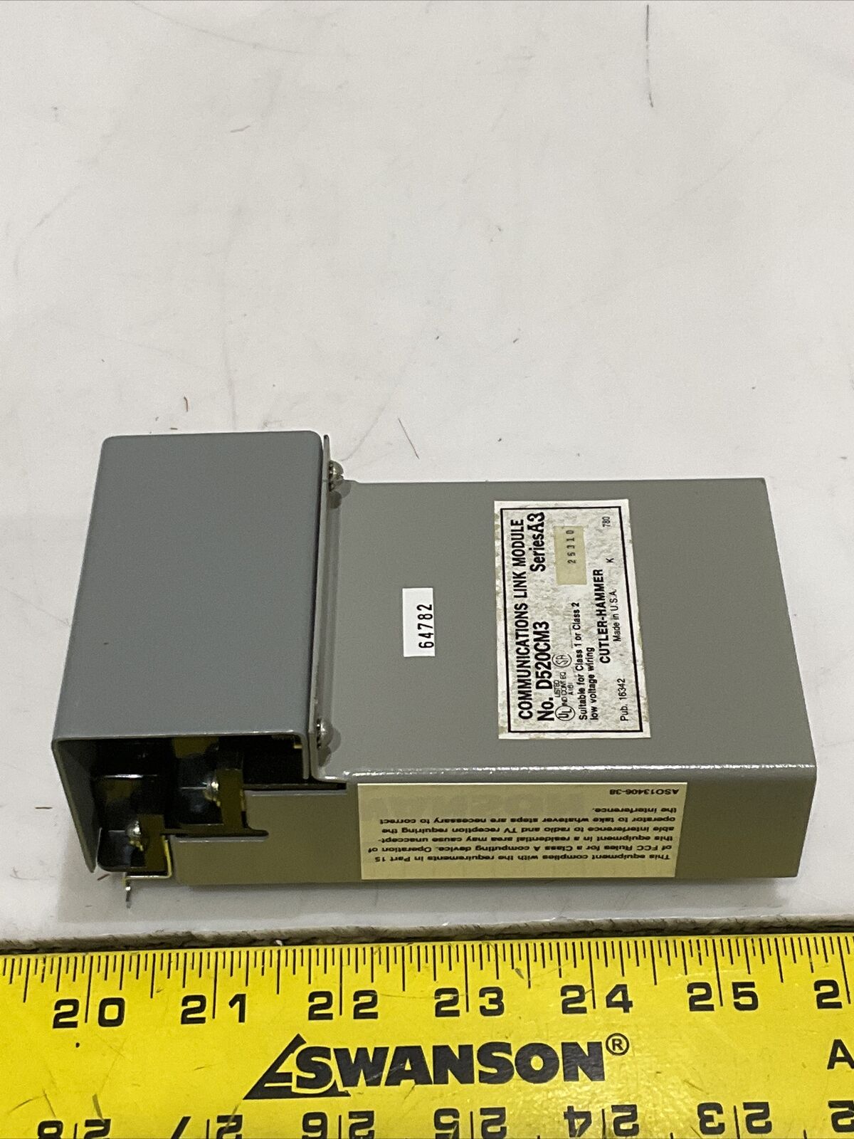 CULTER-HAMMER D520CM3 DIRECTROL MULTIPLEXER COMMUNICATIONS LINK MODULE A3 373