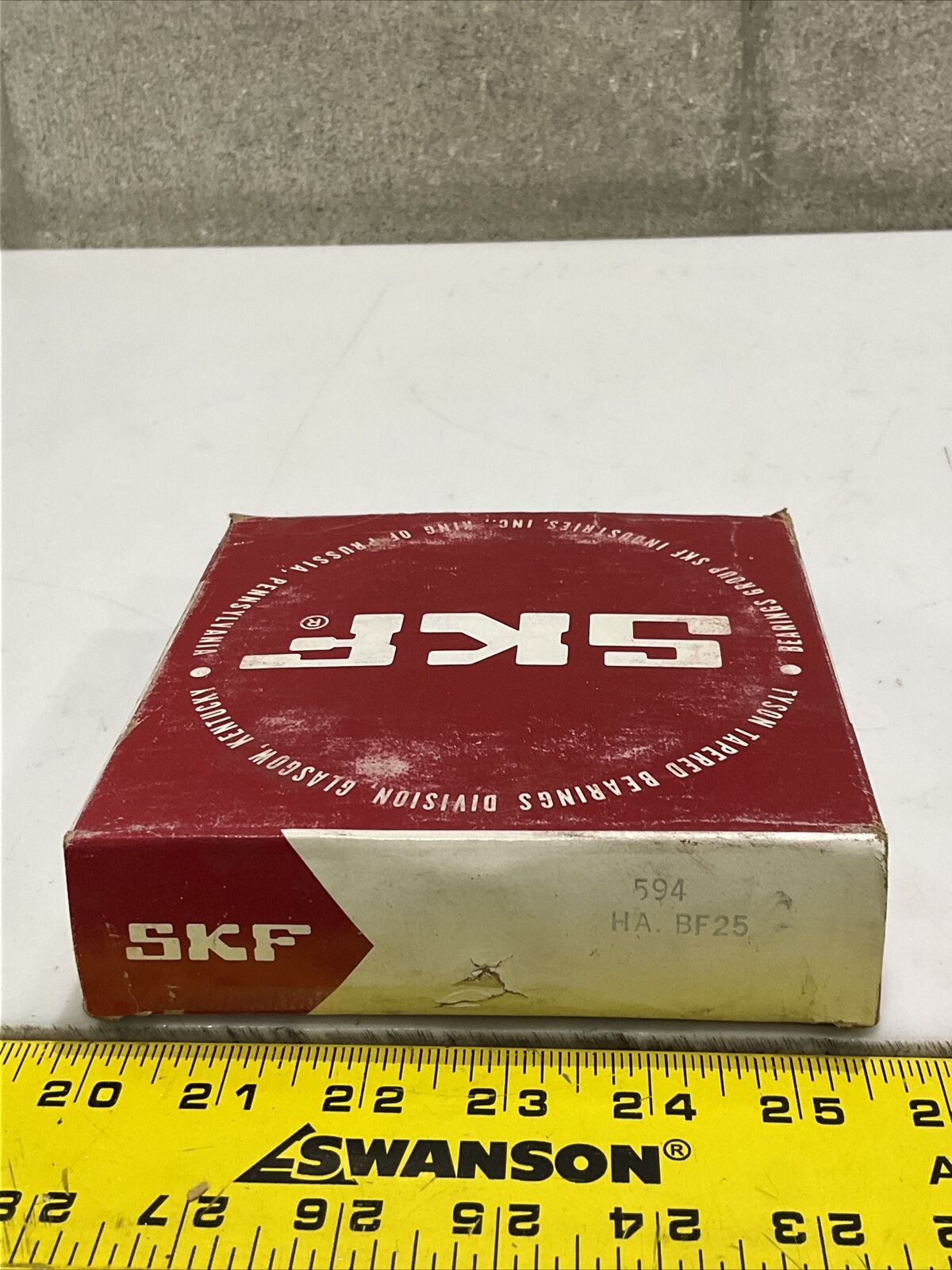 SKF 594 BF25 HA TAPERED ROLLER BEARING 373