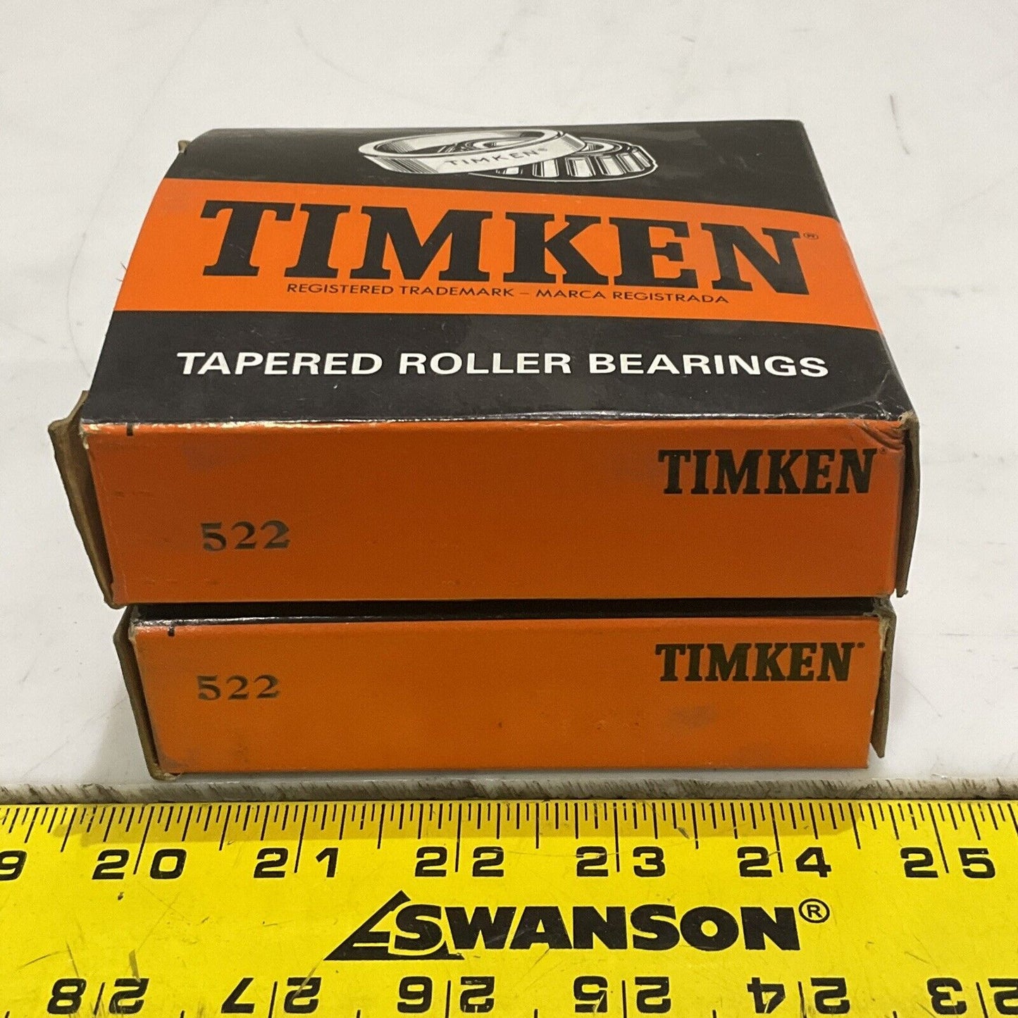 TIMKEN 522 TAPERED ROLLER BEARING CUP LOT OF 2 373