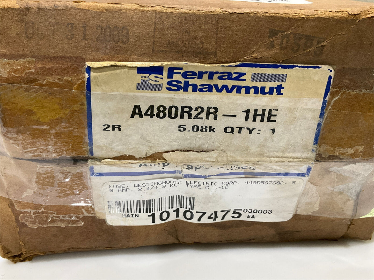 FERRAZ SHAWMUT AMP-TRAP A480R2R-1HE FUSE 2400V/4800V 50/60HZ 678