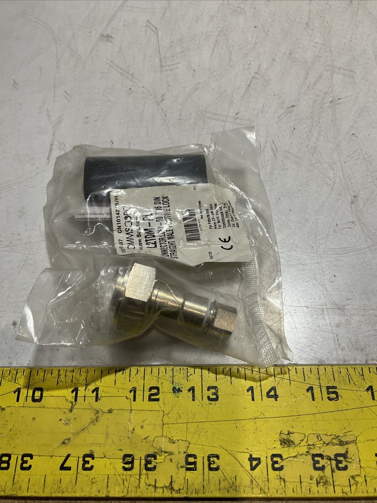 ANDREW  COMMSCOPE L2TDM-PL  7/16 DIN STRAIGHT MALE POSITIVE LOCK  U3S