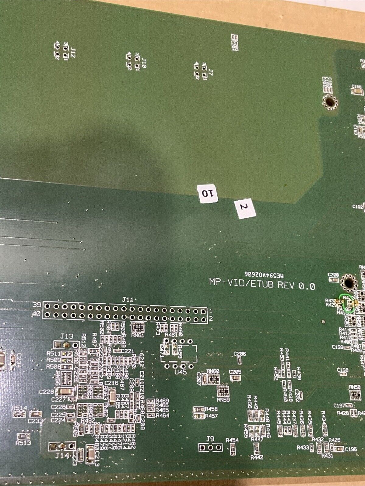 RAD MVG SW MP-2100M-MVG/SW SW1890 VER:3.0 POWER MODULE MP-VID/ETUB REV 0.0 T6Y