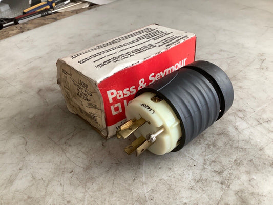 PASS & SEYMOUR L1420-P TURNLOK PLUG 3P 4W 20A 125/250V 444