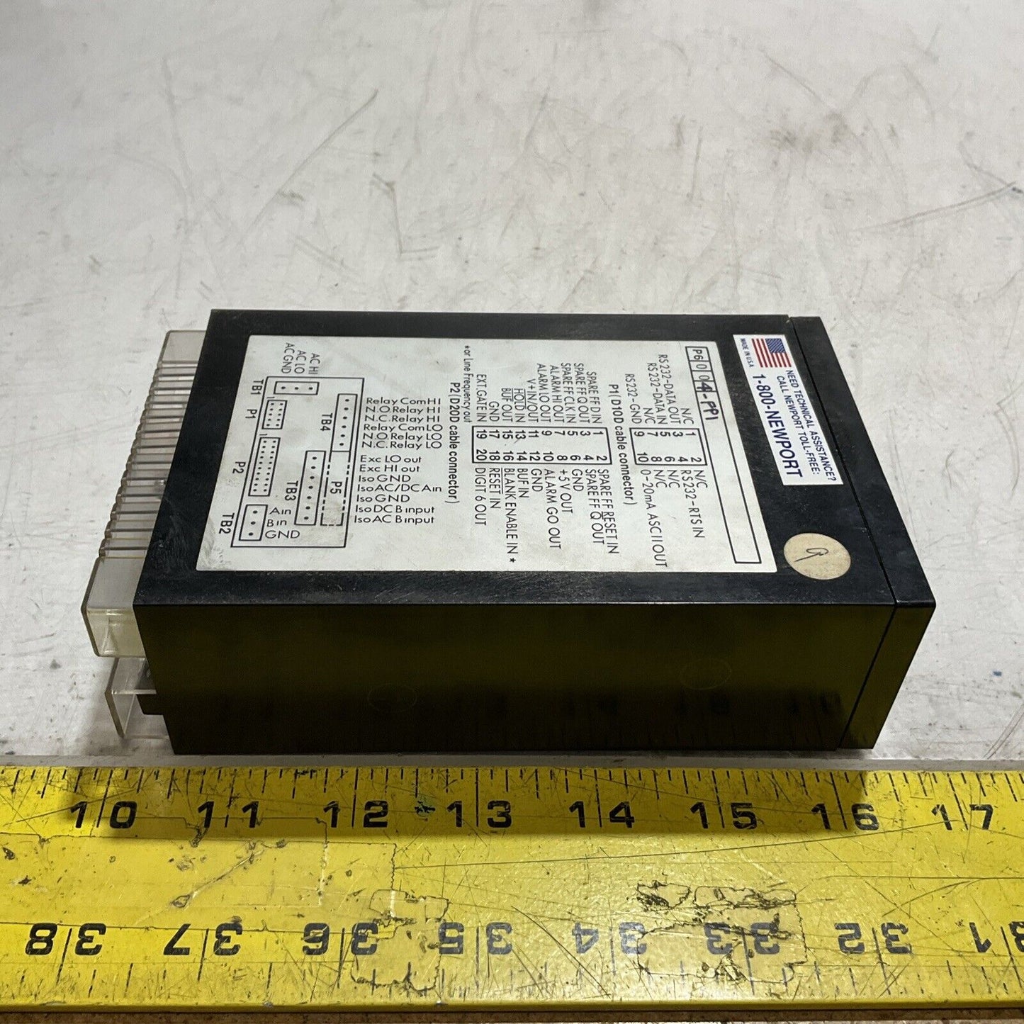NEWPORT  P6000 PROCESS  PANEL METER  COUNTER TIMER  U3S