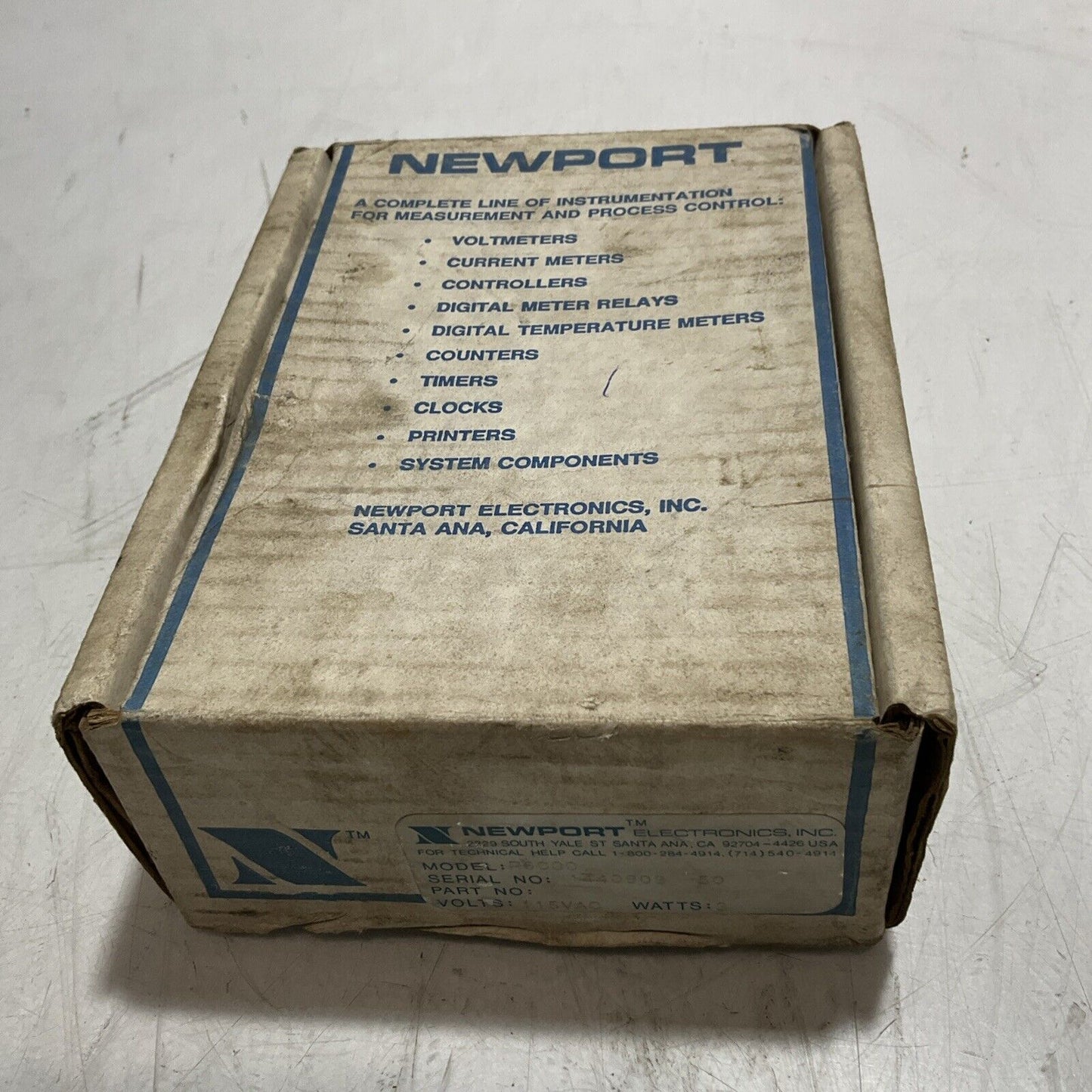 NEWPORT  P6000 PROCESS  PANEL METER  COUNTER TIMER  U3S