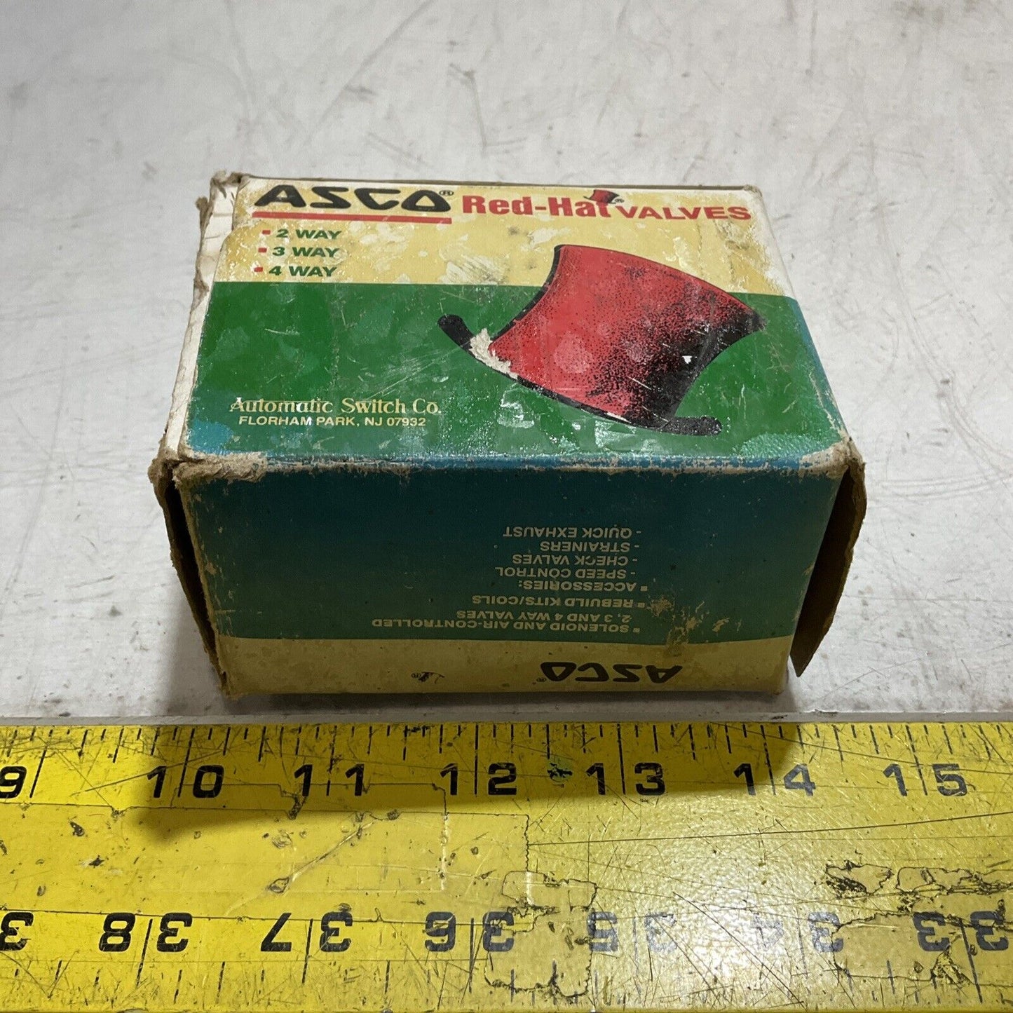 ASCO RED-HAT VALVE EF8262G80 SOLENOID AND AIR -CONTROLLED 2,3AND4 WAYS VALVE U3S