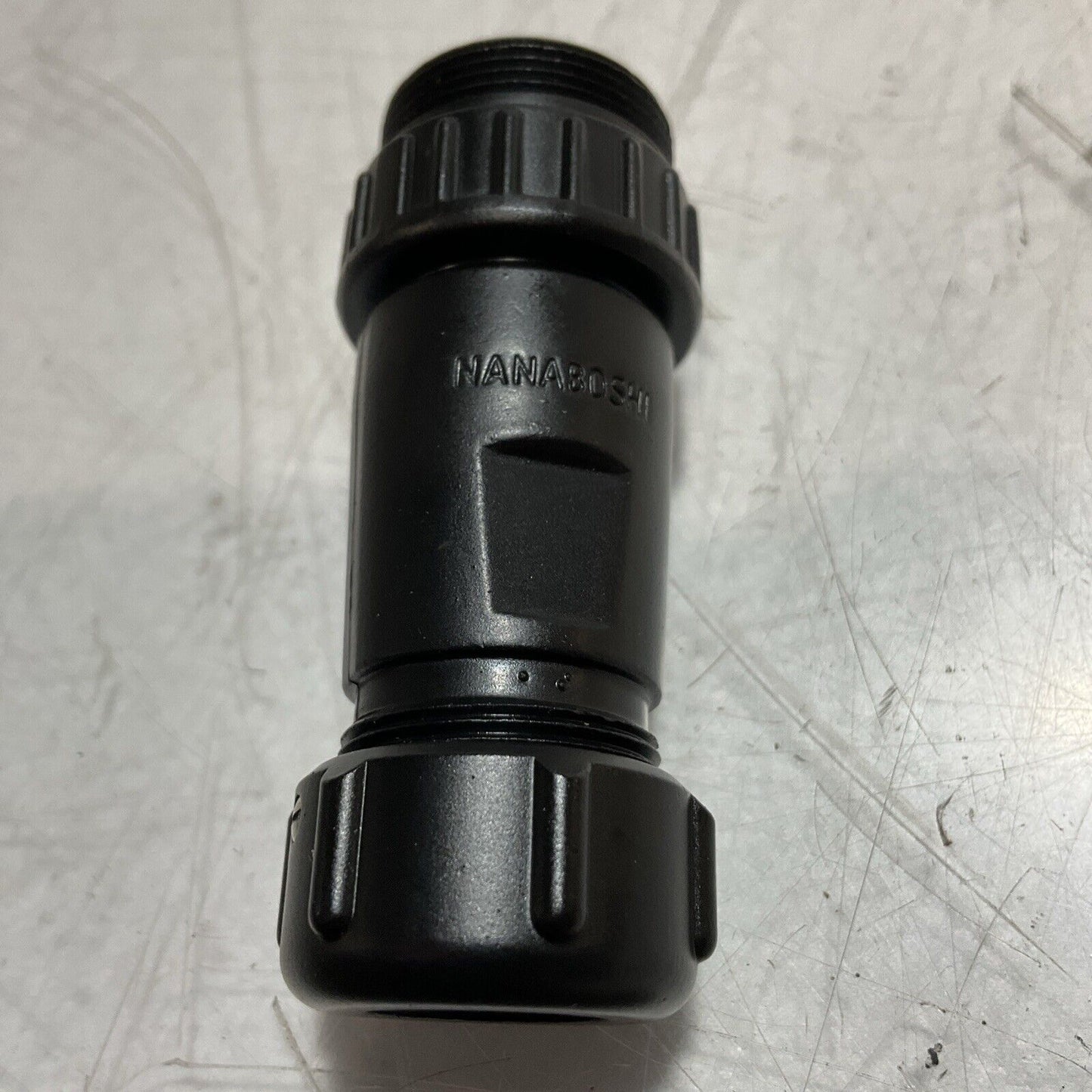 NANABOSHI  NJW-207-ADM8  WATERPROOF PLUG 7 POLE  10A - 250V  LOT OF 2  U3S