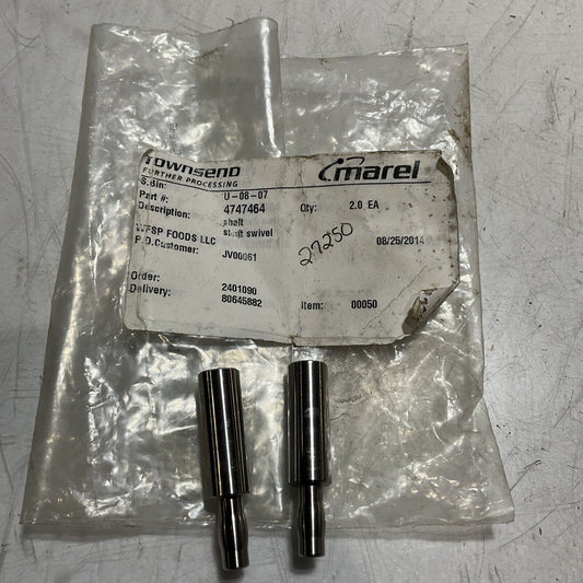 TOWNSEND MAREL  4747464  U-08-07 SHAFT SWIVEL  LOT OF 2 U3S
