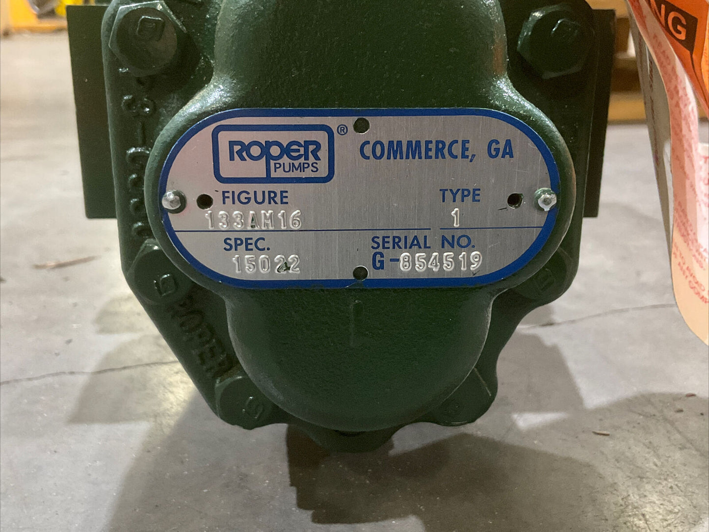 ROPER PUMPS 15022 133AM16 GAST 8AM-NRV-28A AM SERIES AIR MOTOR 555