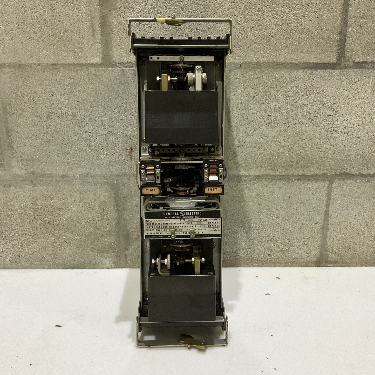 GENERAL ELECTRIC GE 12JBCV53E4A TIME OVER CURRENT RELAY 678