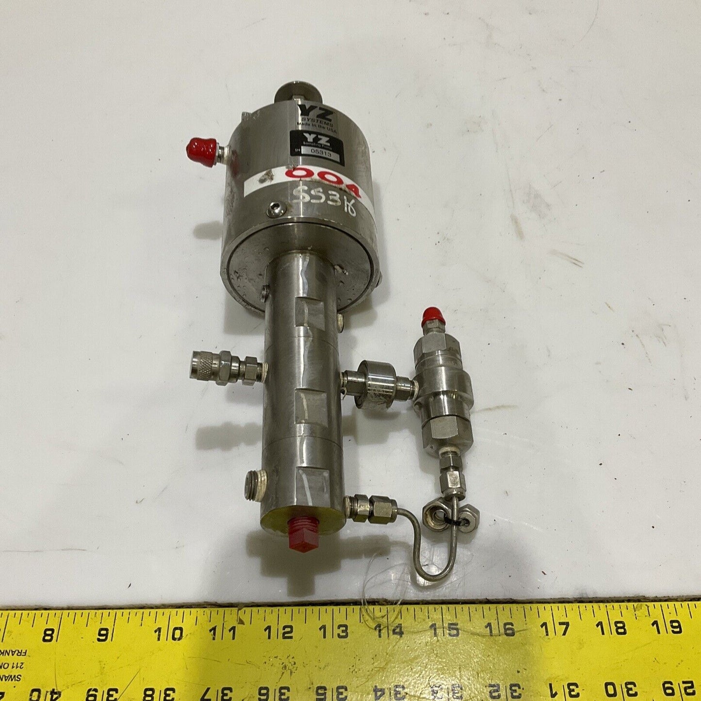 YZ SYSTEMS 05313 004 PLUNGER DIAMETER SAMPLING PUMP 1/2 IN 678