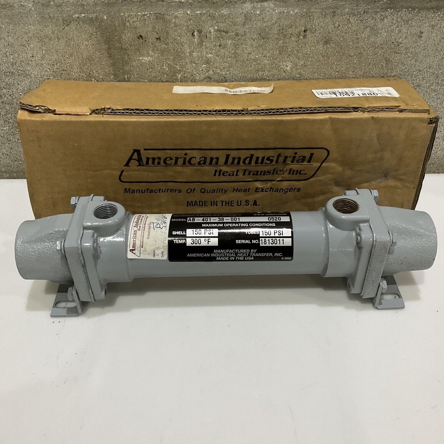 AMERICAN INDUSTRIAL AB-491-38-001 0520 HEAT EXCHANGER 678