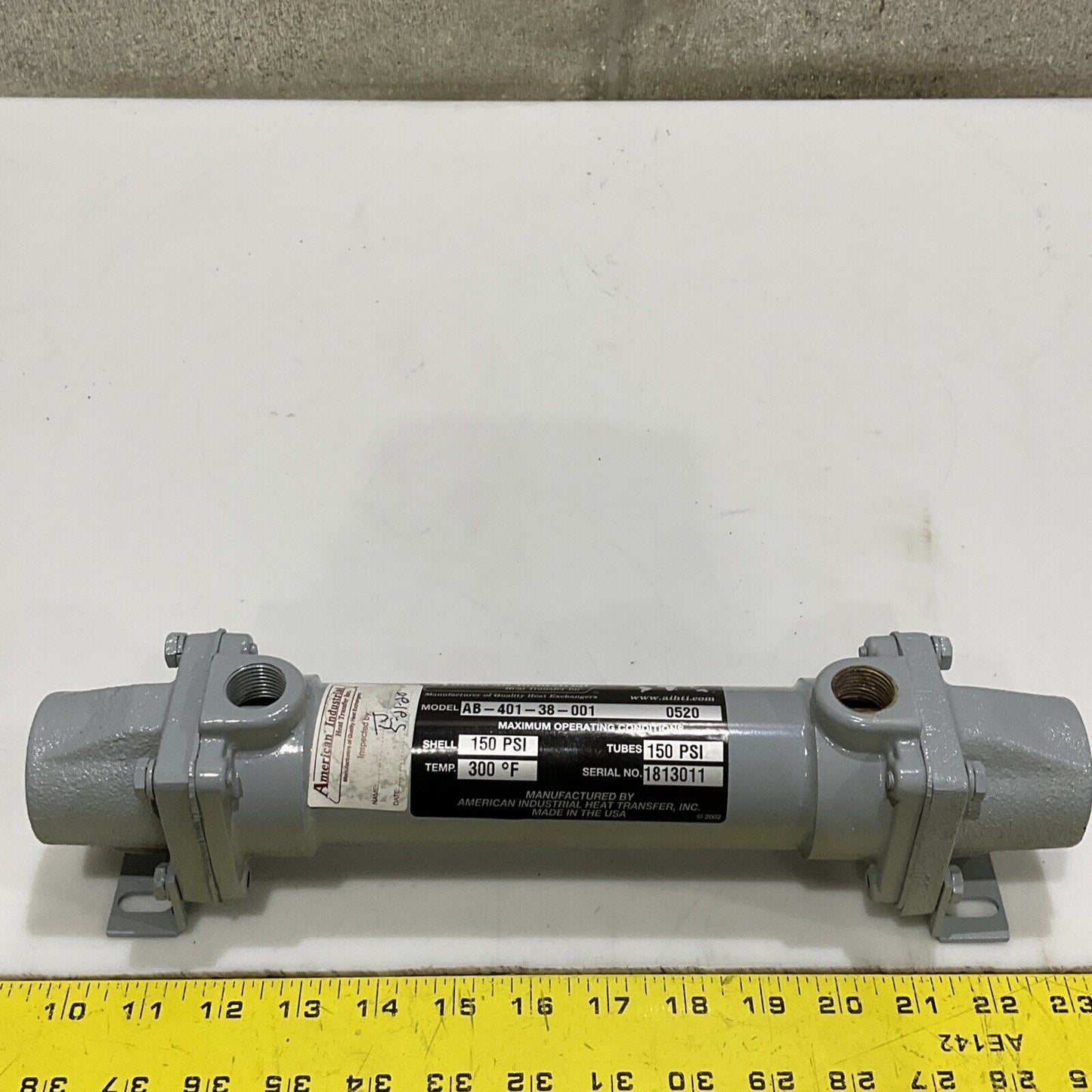 AMERICAN INDUSTRIAL AB-491-38-001 0520 HEAT EXCHANGER 678